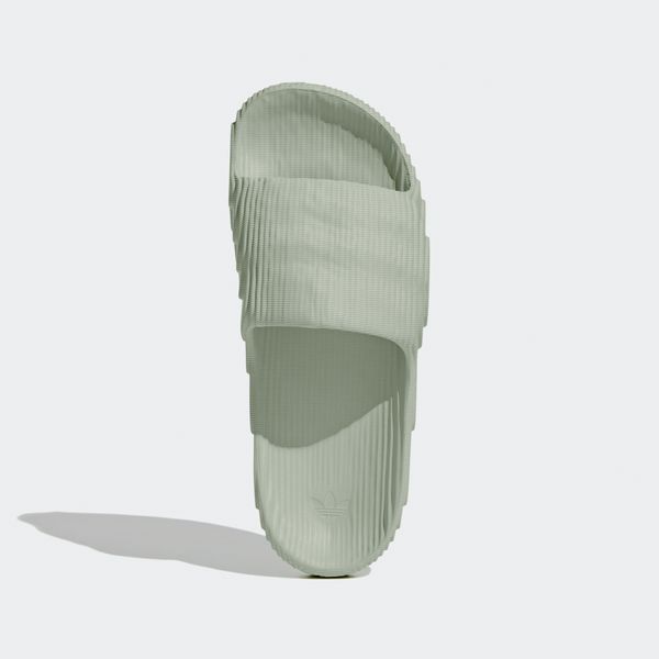  adidas Adilette 22 Slides - Silver Green 