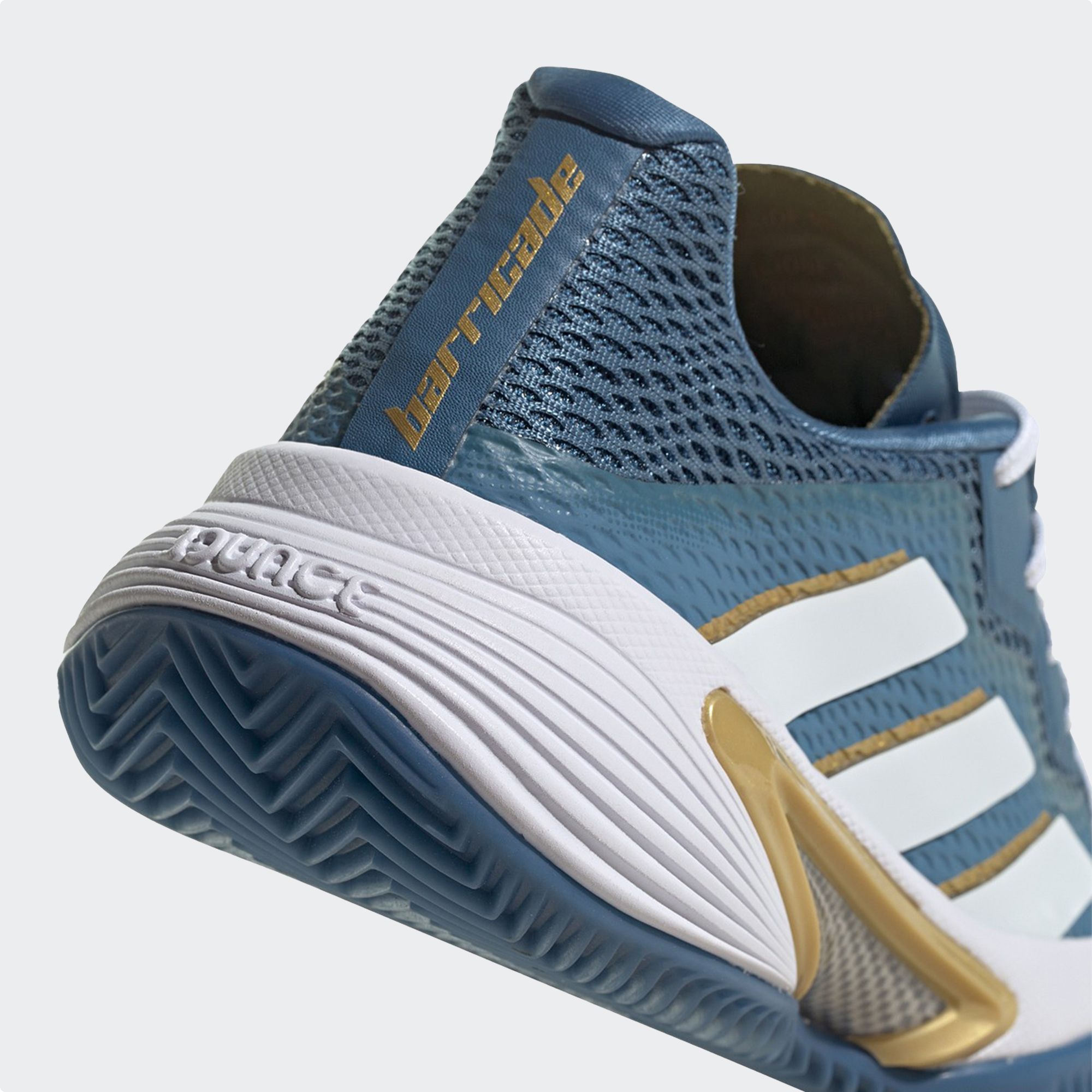  adidas Barricade W - Altered Blue/Metallic Gold 