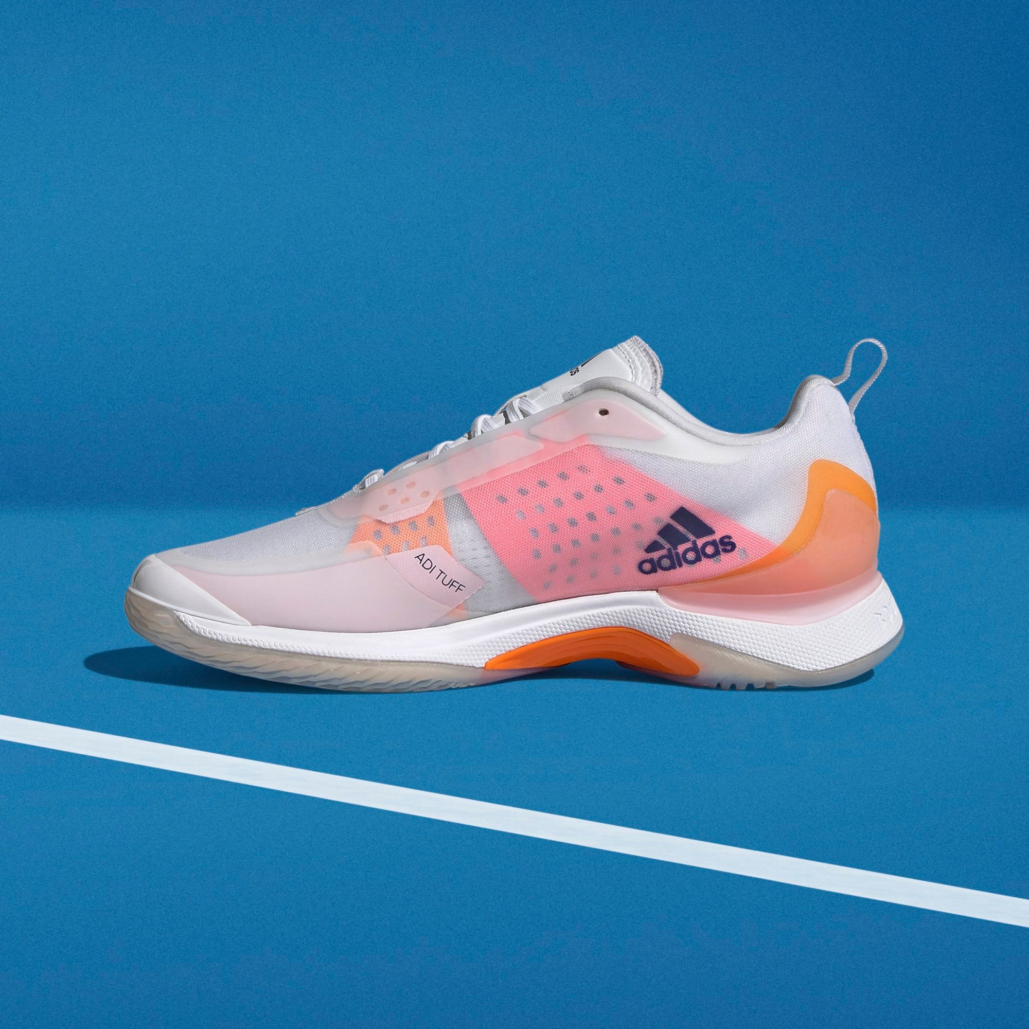  adidas Avacourt Court Tennis - Legacy Indigo/Flash Orange 