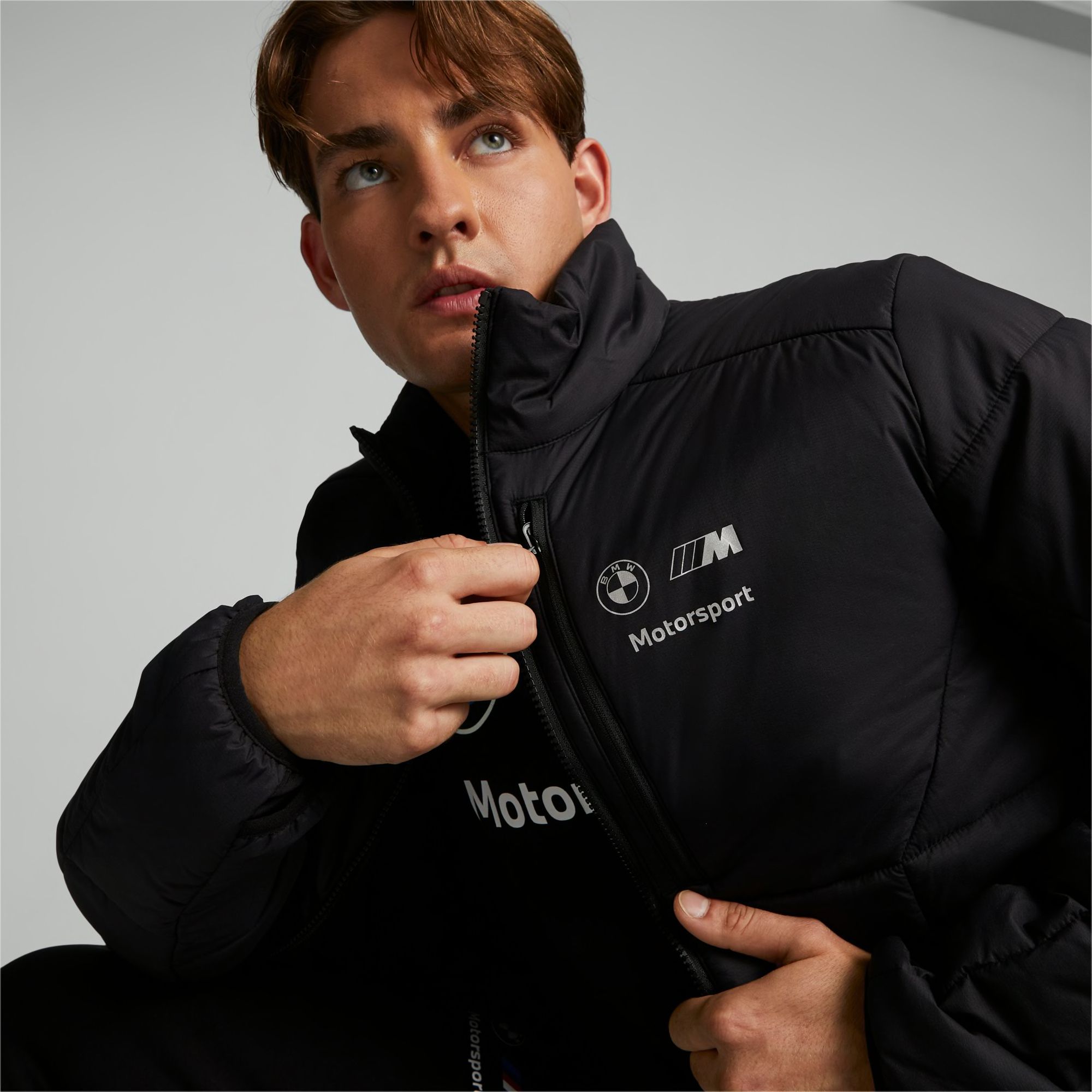  Puma BMW M Motorsport Life Non-Hooded Packable Jacket 