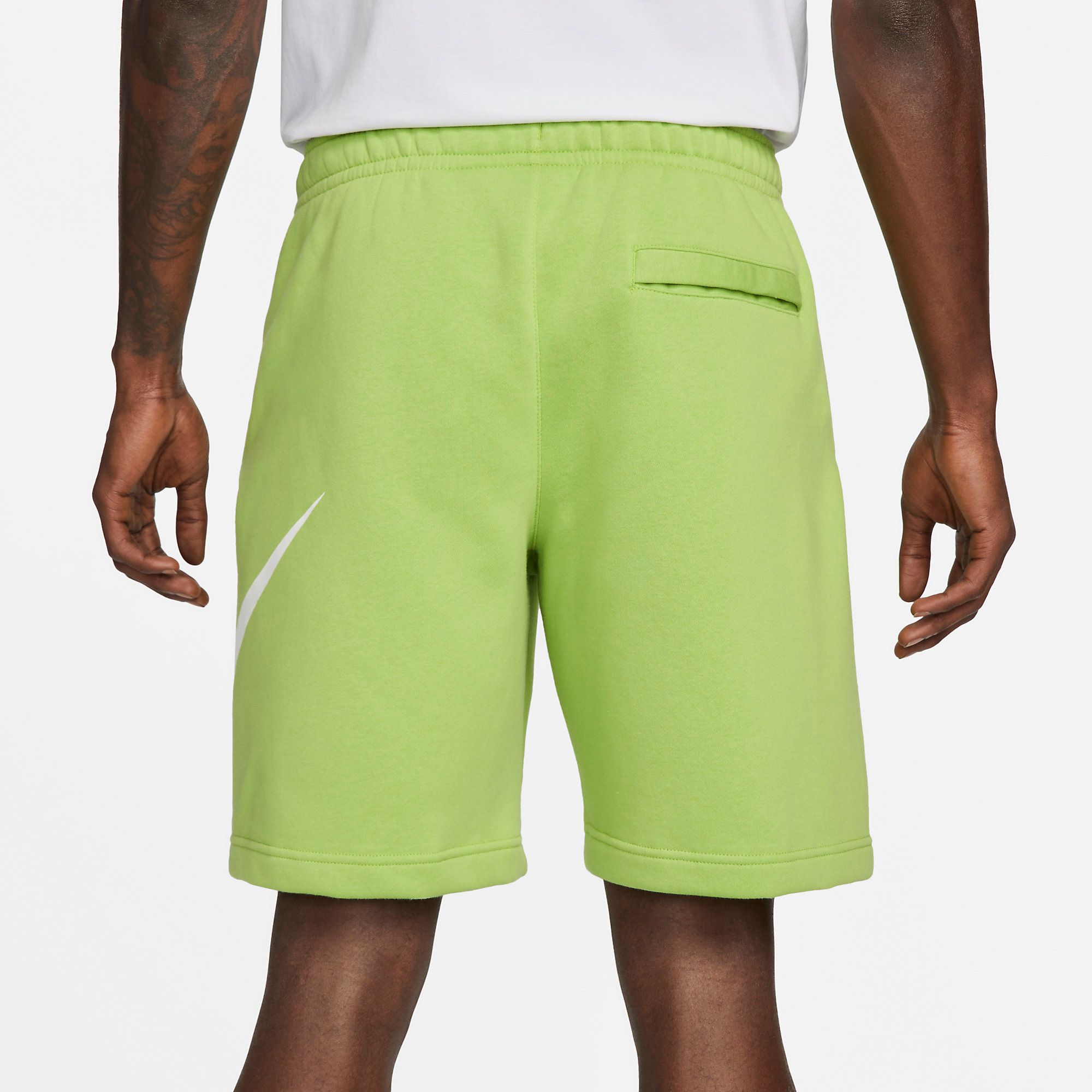  Nike Sportswear Club Shorts - Lime Green 