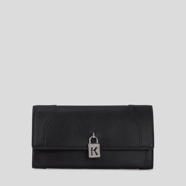  Karl Lagerfeld K/Locked Medium Wallet - Black 