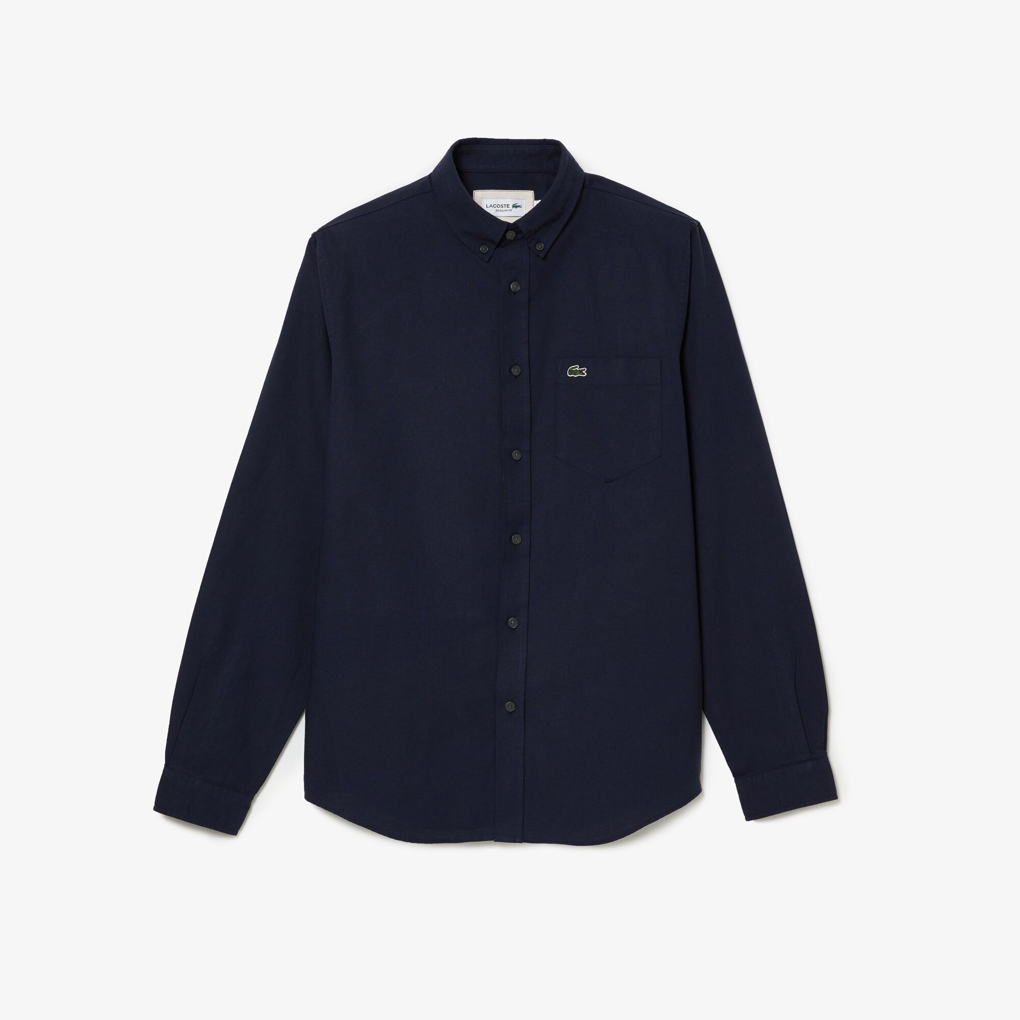  Lacoste Oxford Cotton Shirt - Navy (Regular) 