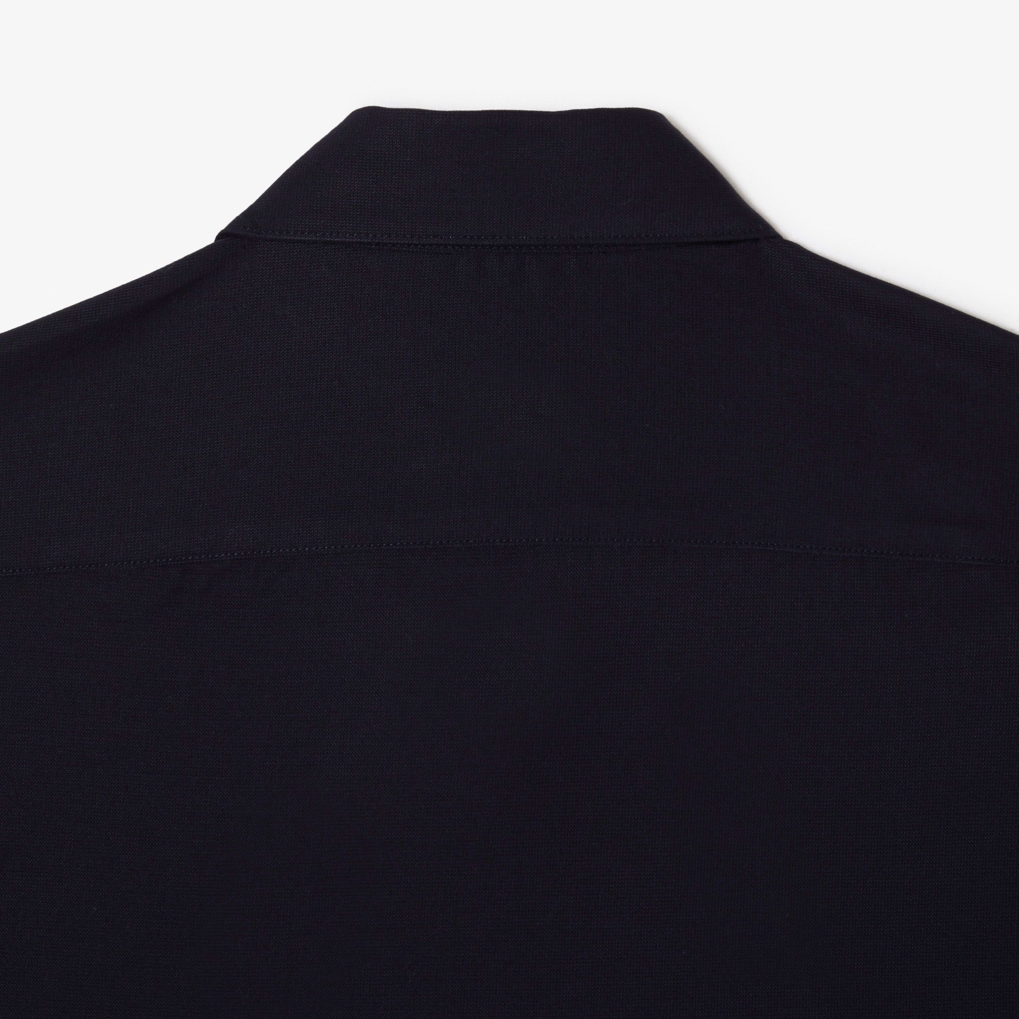  Lacoste Regular Fit Solid Cotton Shirt - Black 