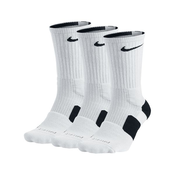 white basketball shoes with black socks