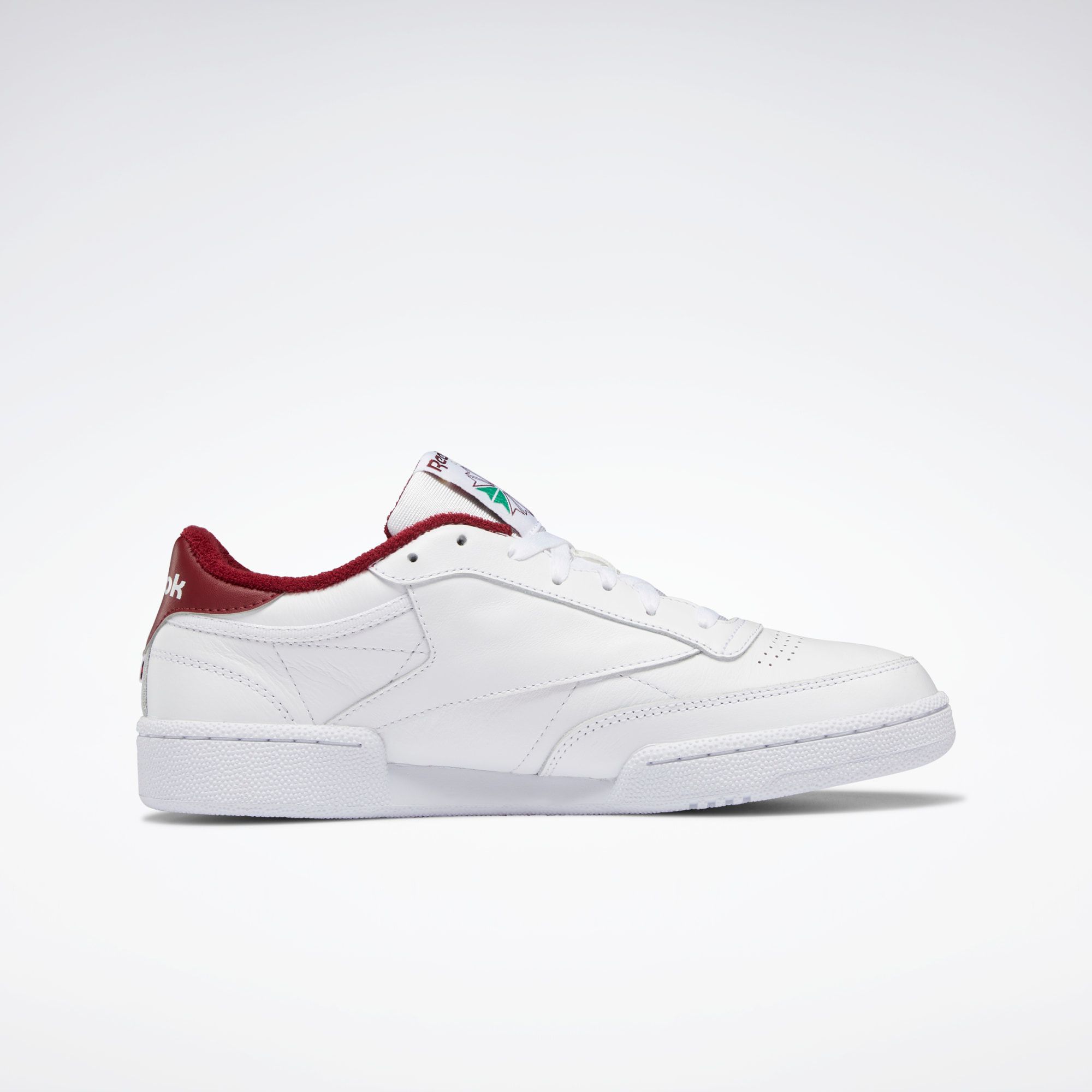 Reebok Club C 85 - White/Classic Burgundy – Online Sneaker Store