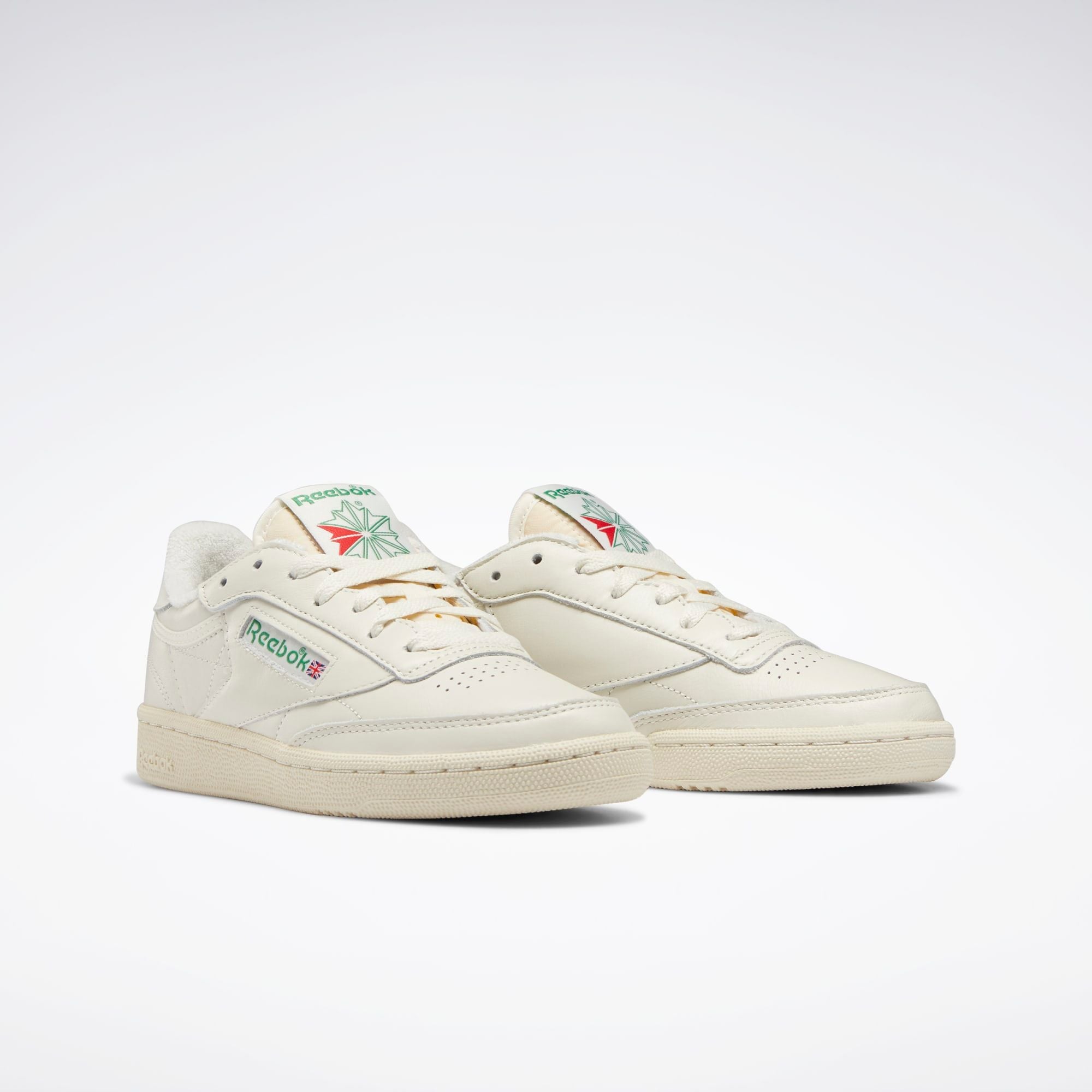 reebok club c 85 vintage chalk green