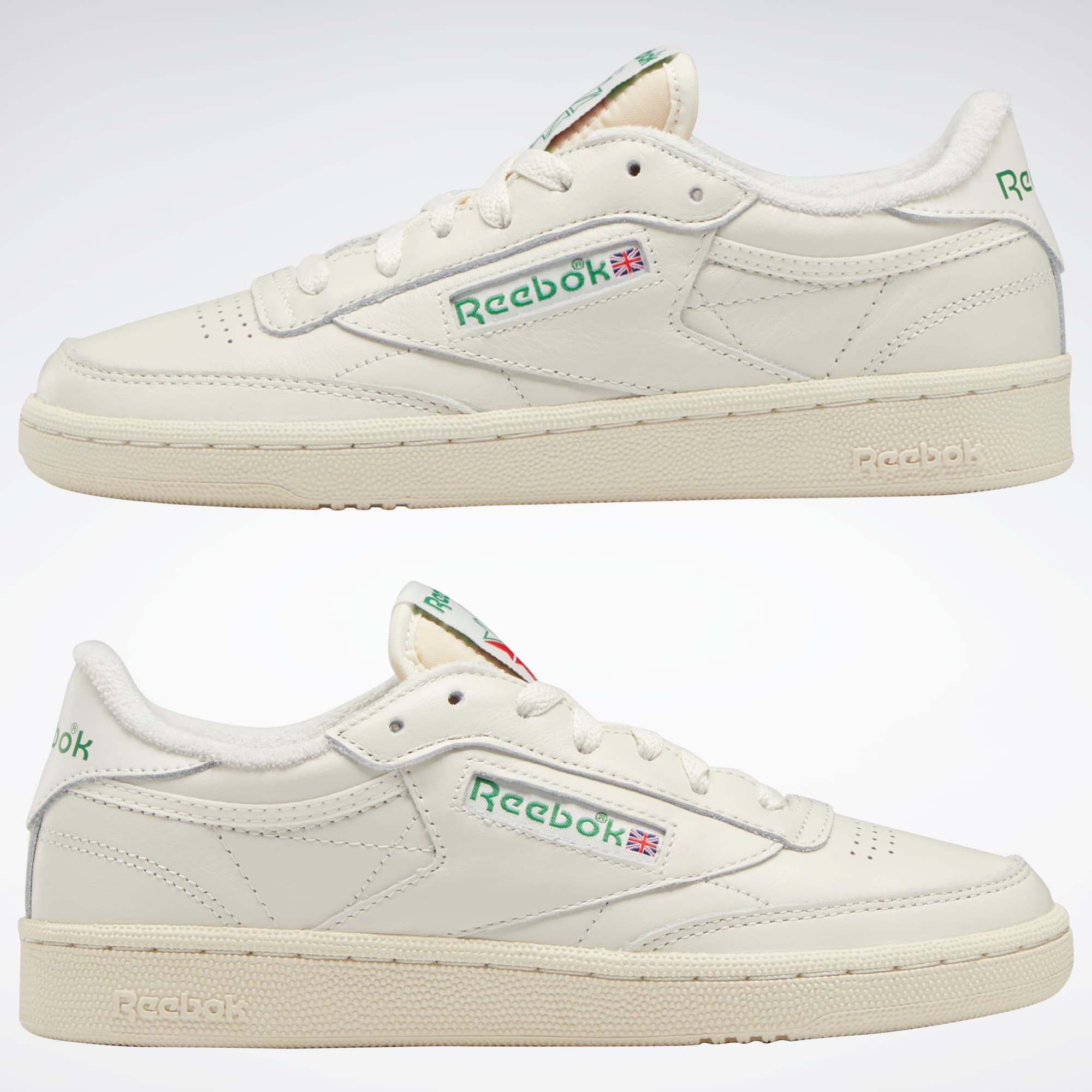 Reebok Club C Vintage WMNS Chalk/Green Online Sneaker Store Reebok Club C Vintage WMNS Chalk/Green Online Sneaker Store