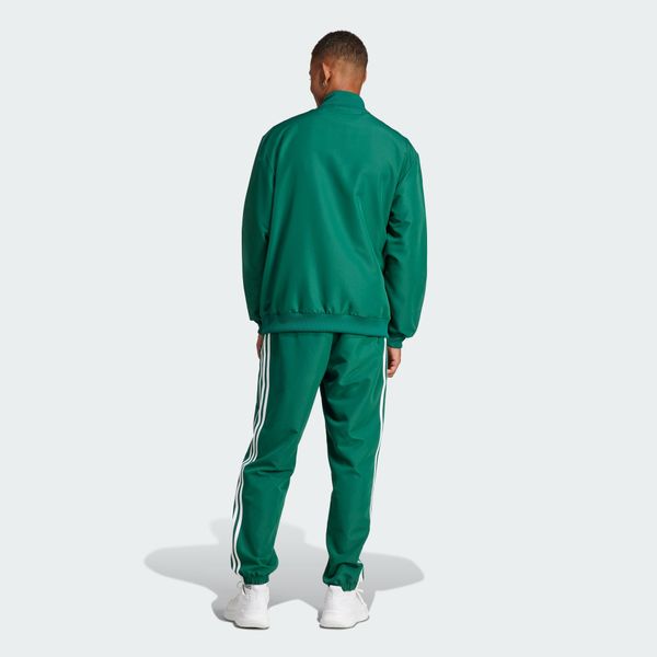  adidas 3-Stripes Woven Track Pants - Green 