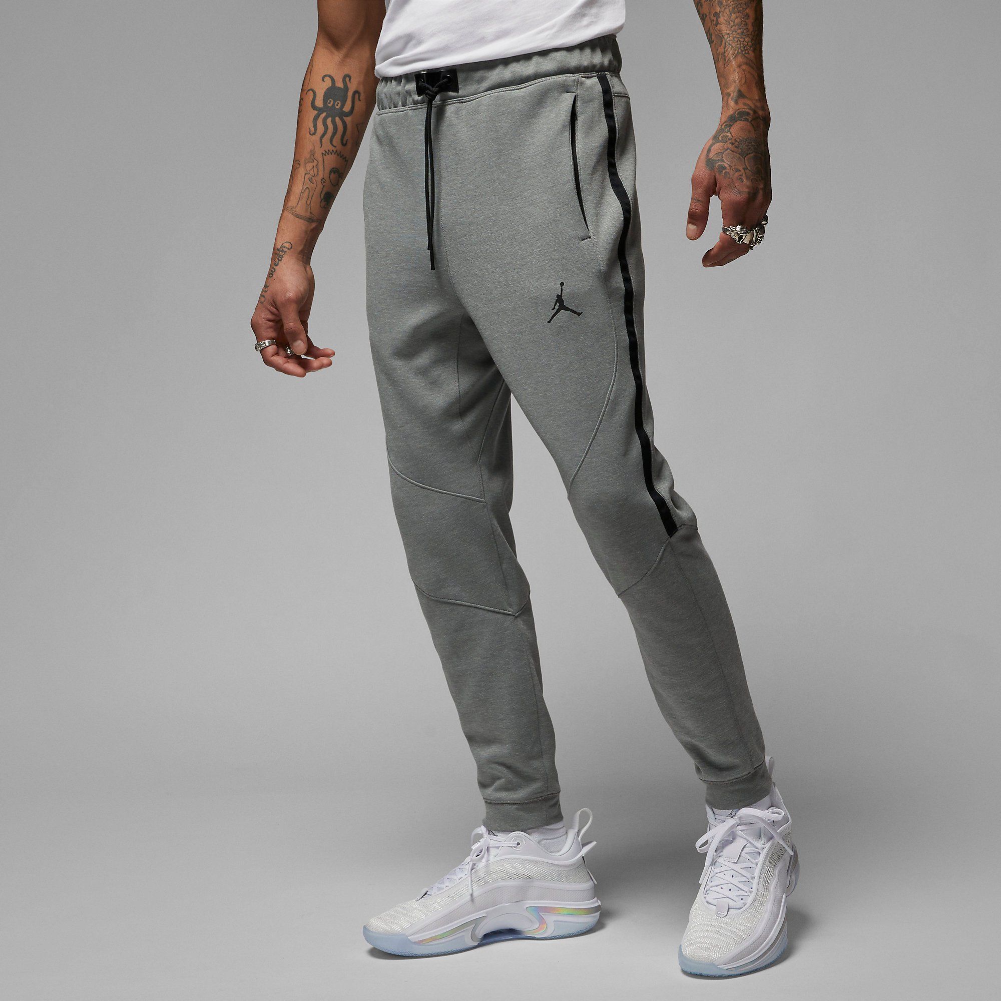  Jordan Dri-FIT Sport Air Fleece Trousers - Dark Grey Heather 