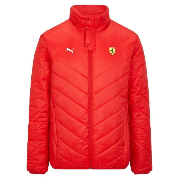  Scuderia Ferrari Fanwear Padded Jacket - Red 