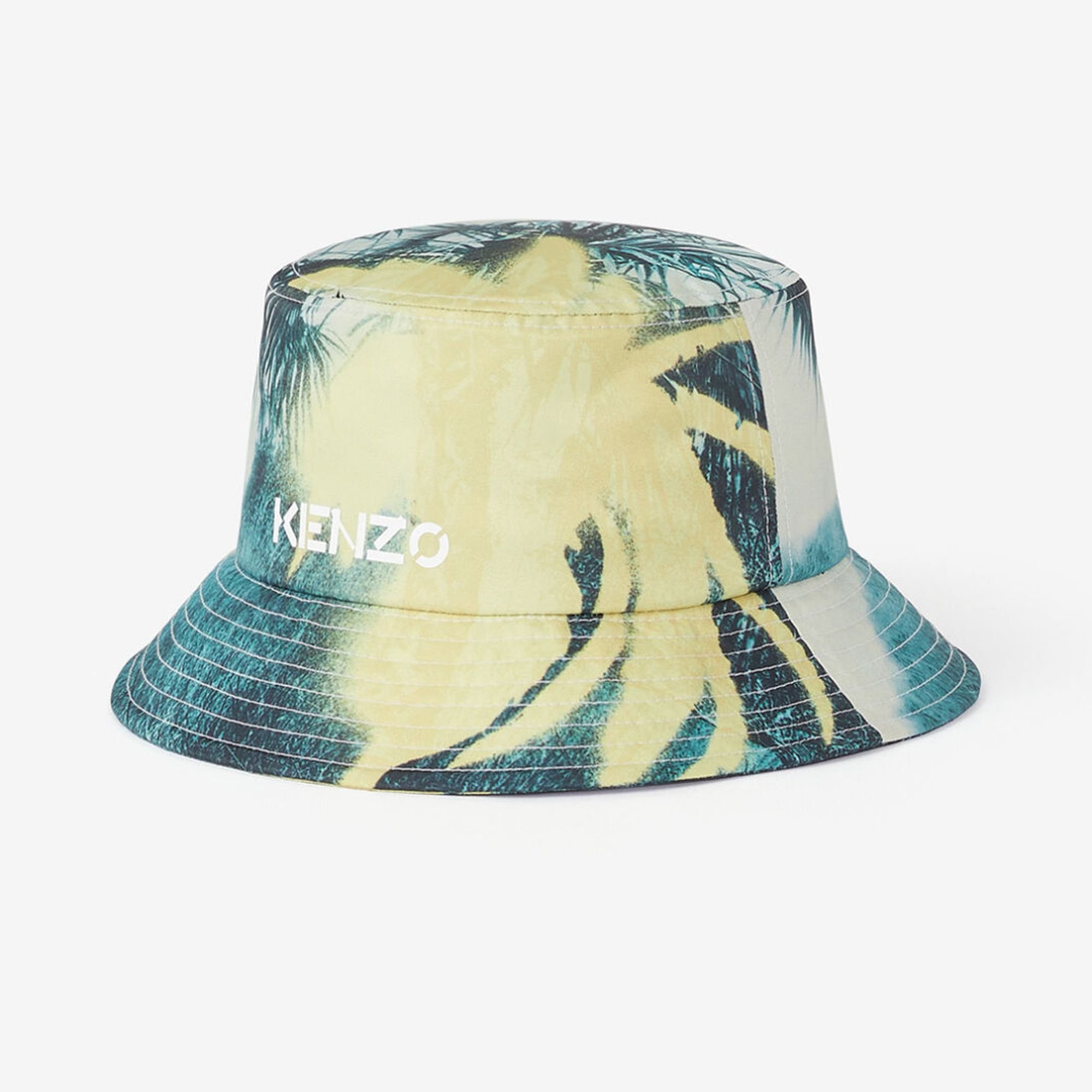  KENZO Hawaiian Graffiti Bucket Hat - Vanilla 