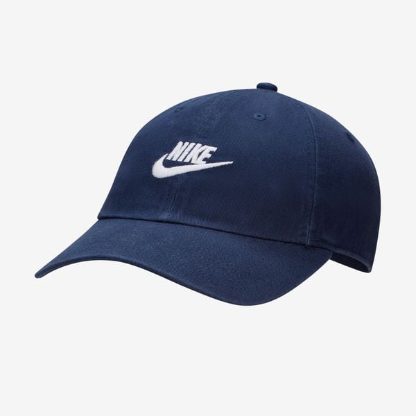  Nike Club Unstructured Futura Wash Cap - Midnight Navy 