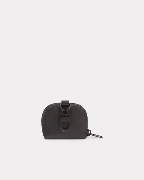  KENZO Paris leather AirPods case - Black 