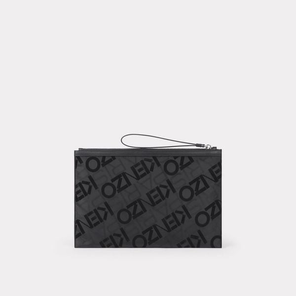  KENZO Paris Large Pouch - Black Print 