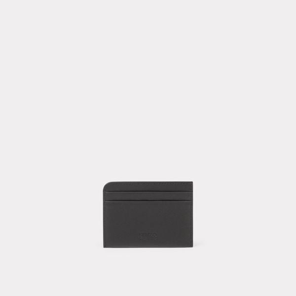  KENZO Tiger 'Varsity Jungle' Leather Card Holder - Black 