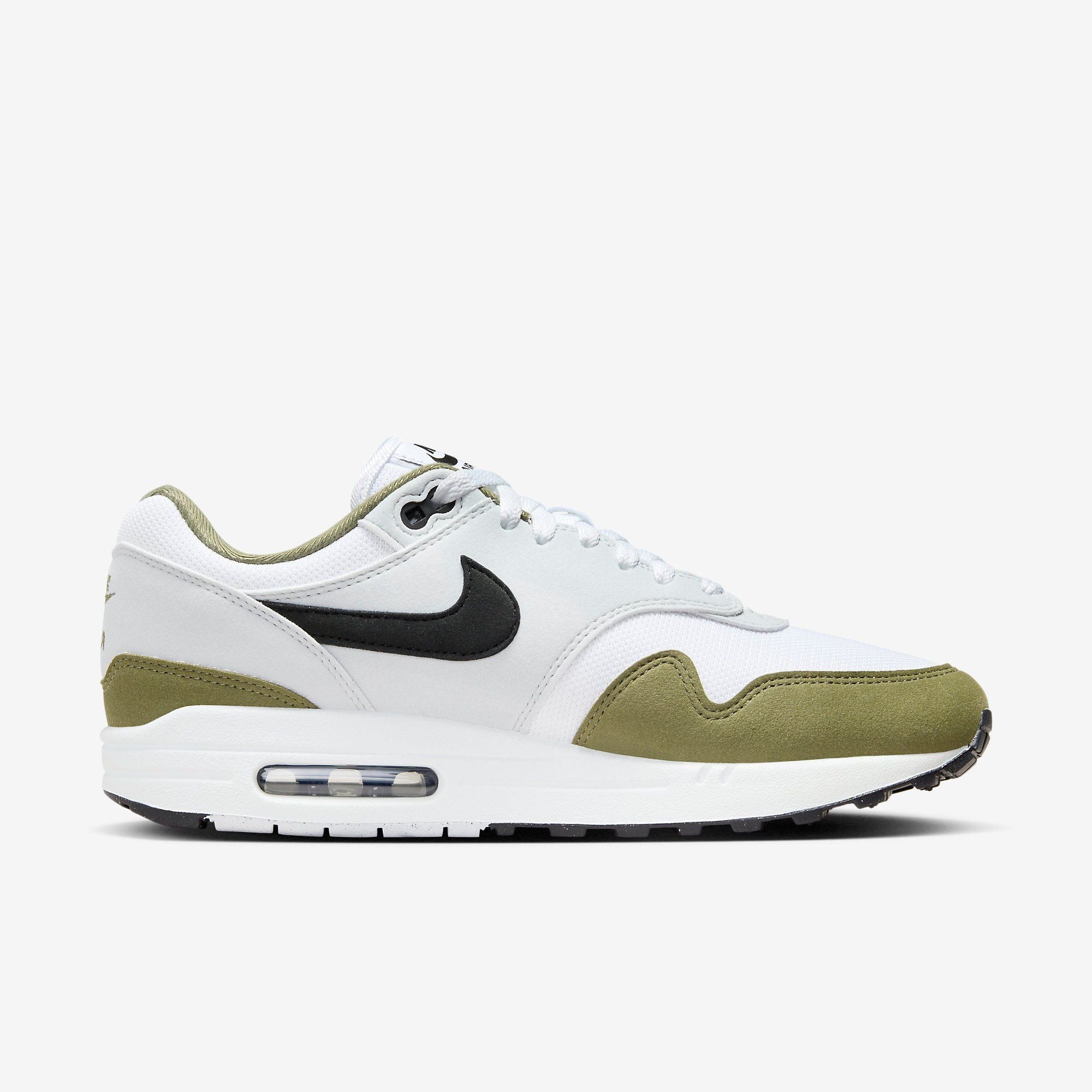 Nike Air Max 1 White Medium Olive