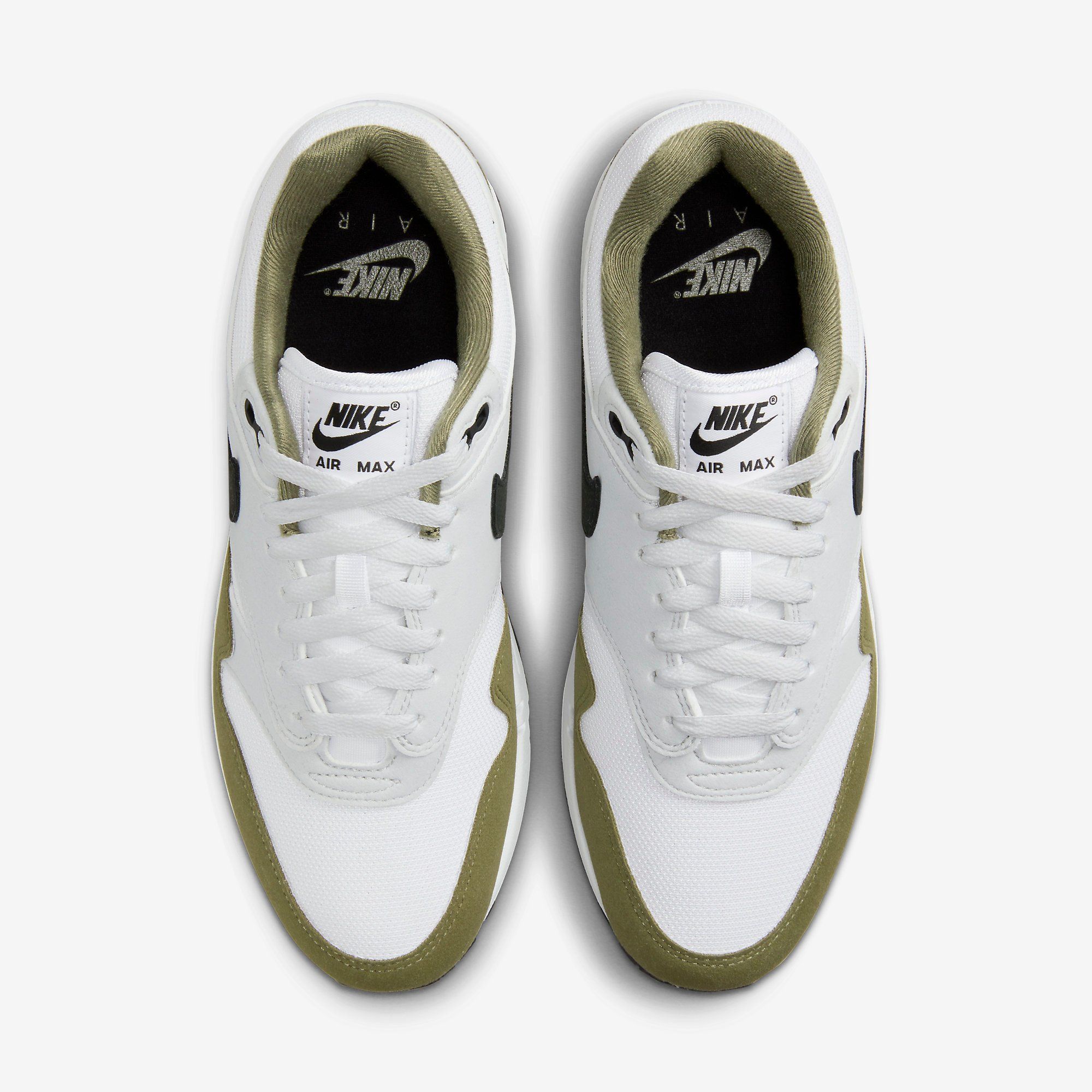  Nike Air Max 1 - White / Medium Olive 