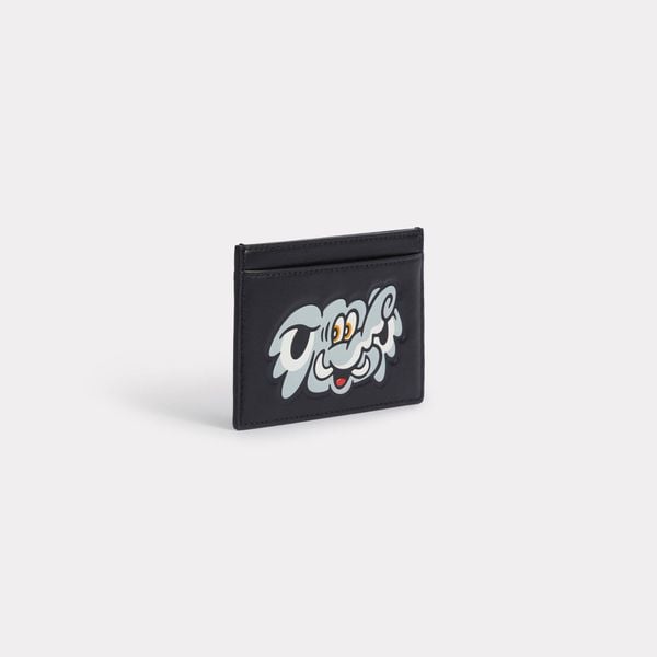  'KENZO VERDY MARKET' card holder in leather 
