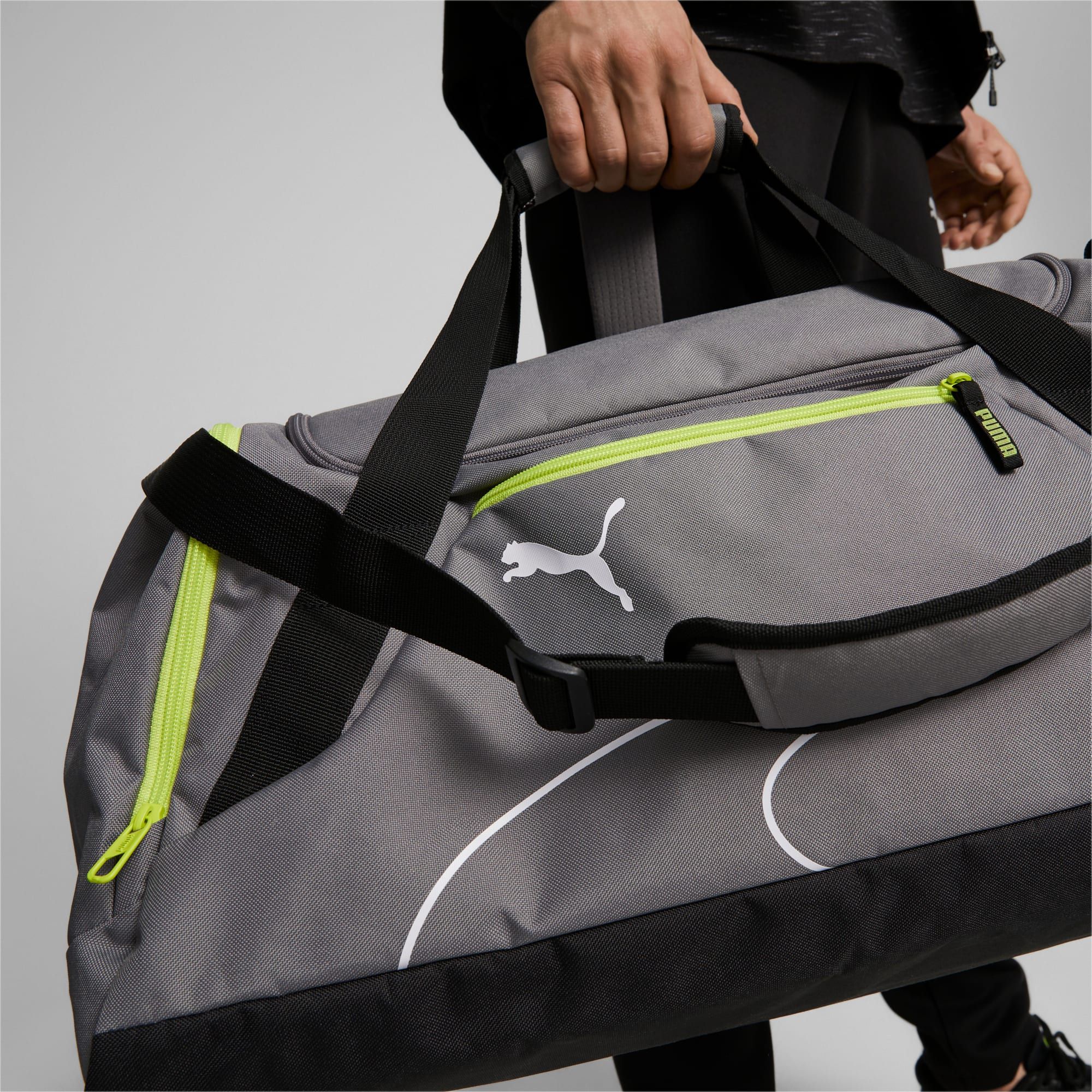  Puma Fundamentals Medium Sports Bag - Grey 