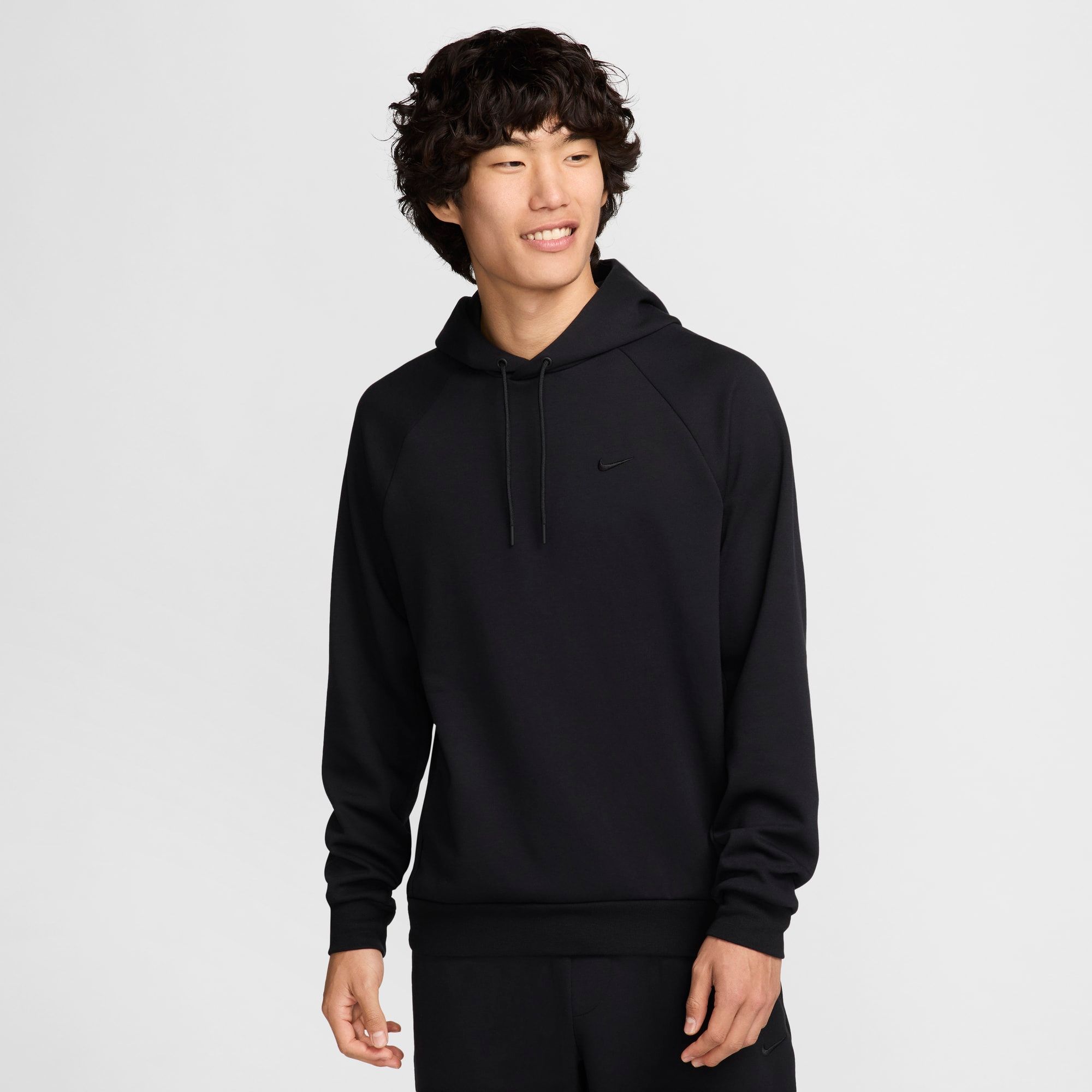  Nike Primary Dri-FIT UV Pullover Versatile Hoodie - Black 