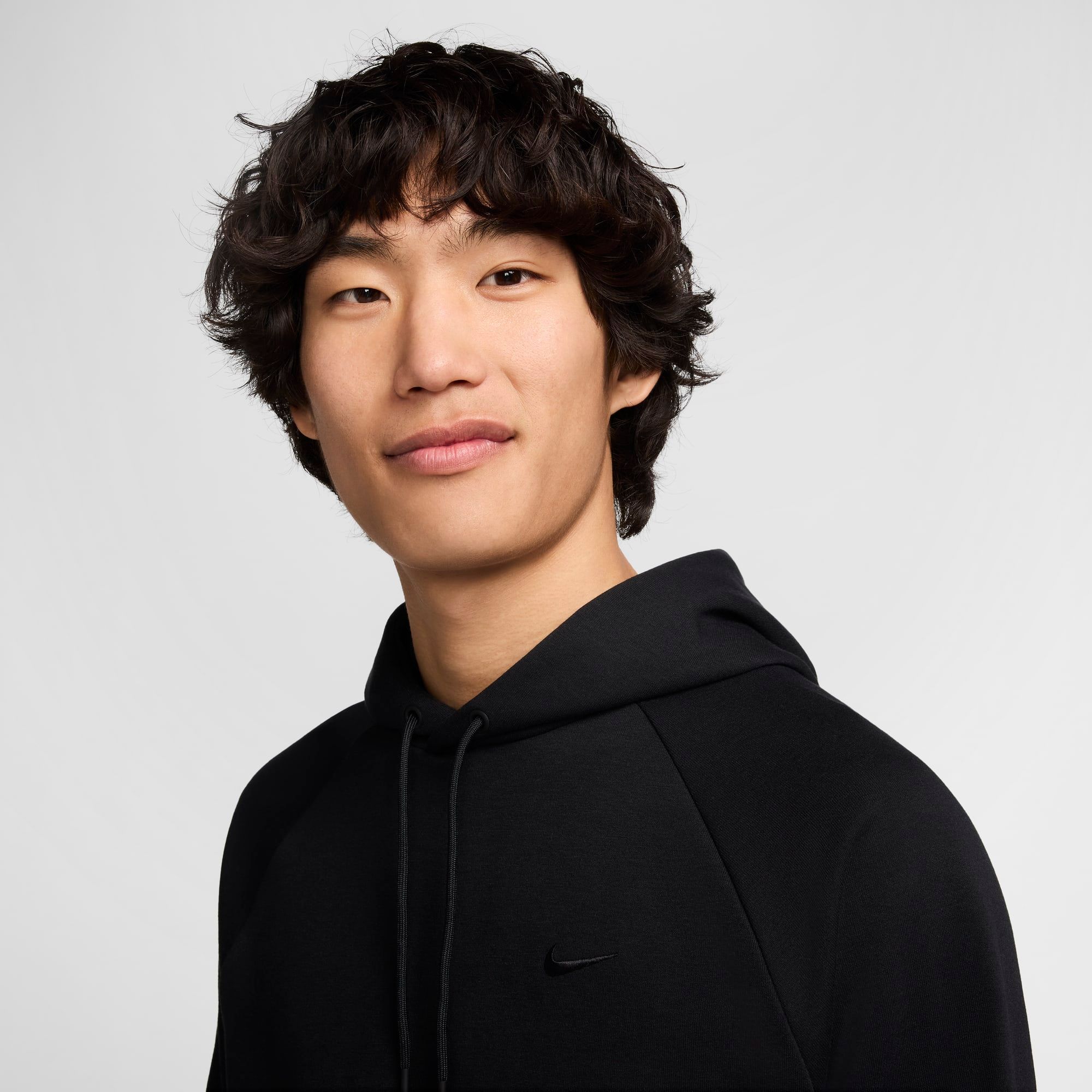  Nike Primary Dri-FIT UV Pullover Versatile Hoodie - Black 