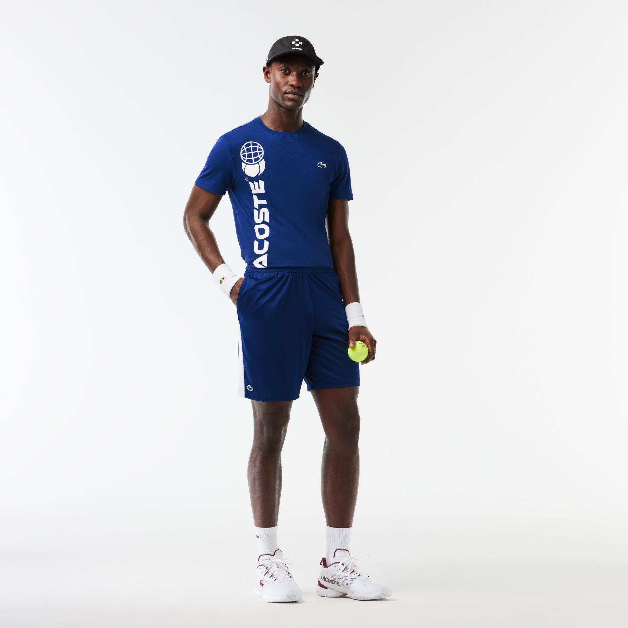  Lacoste Tennis x Daniil Medvedev Regular Fit Shorts - Blue 