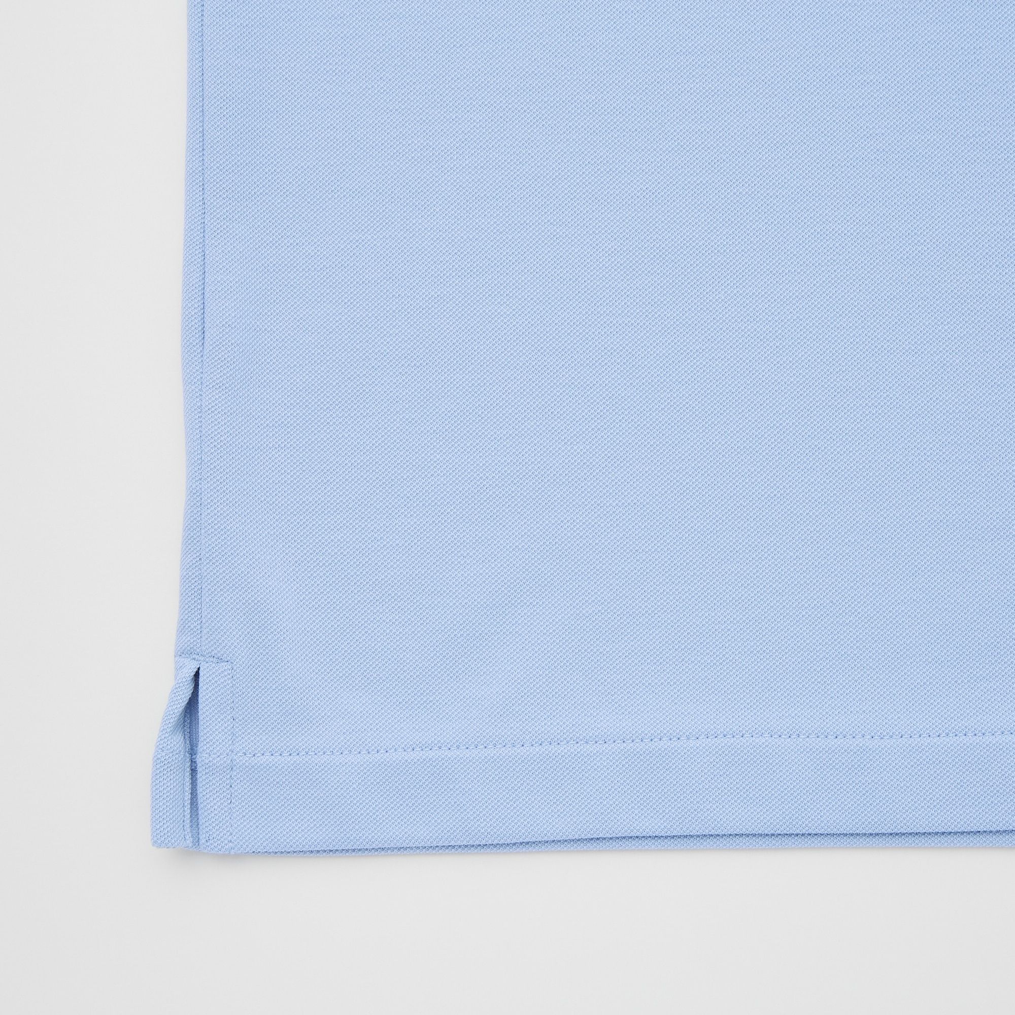  Uniqlo AIRism Kanoko Polo Short Sleeve Shirt - Light Blue 