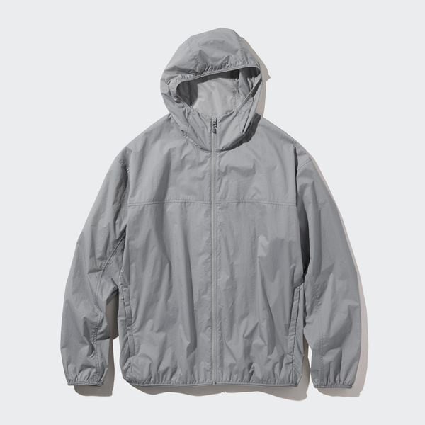  Uniqlo Pocketable UV Protection Parka - Grey 