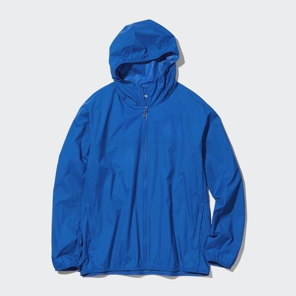  Uniqlo Pocketable UV Protection Parka - Blue 