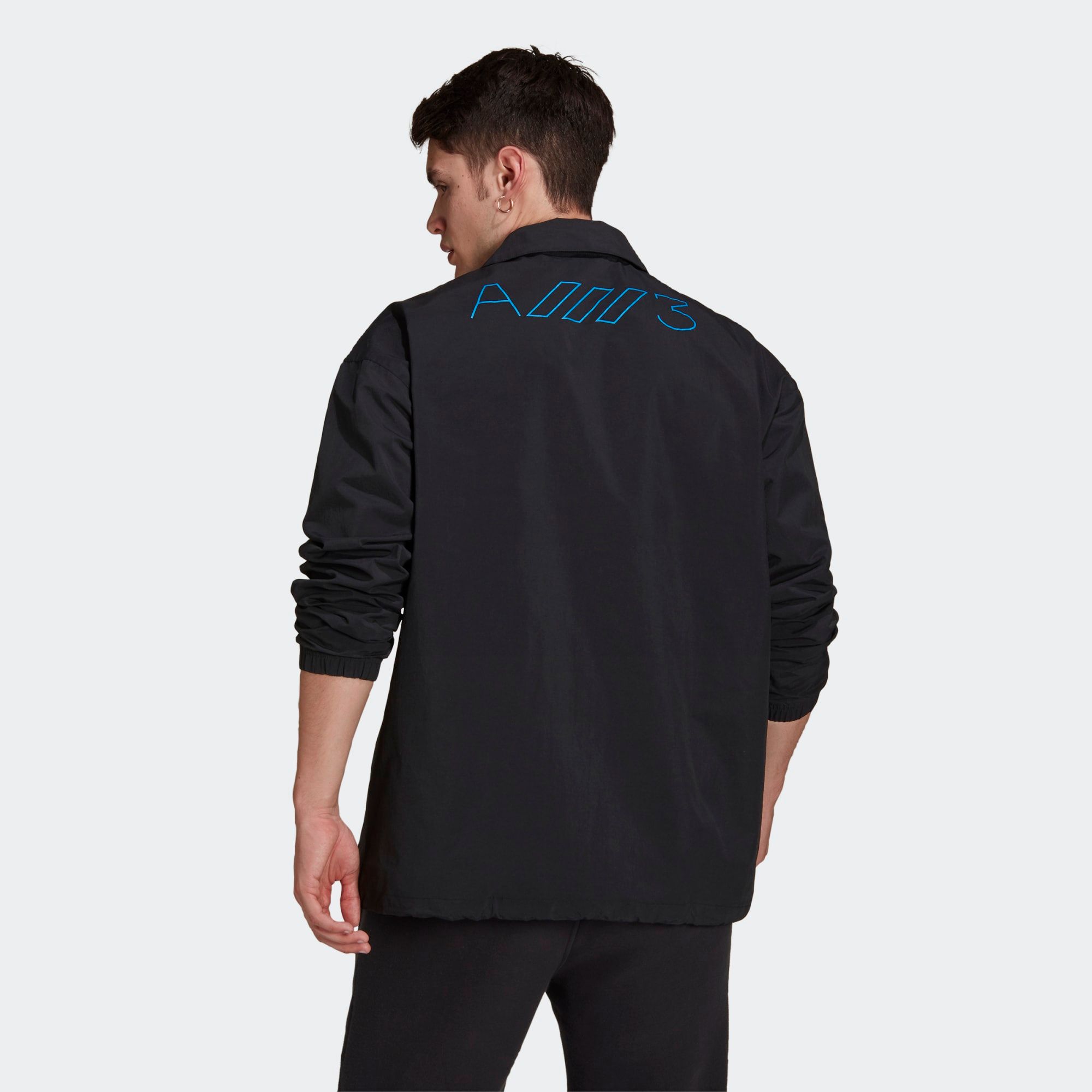  adidas Graphics Originals Attribute Coach Jacket - Black 