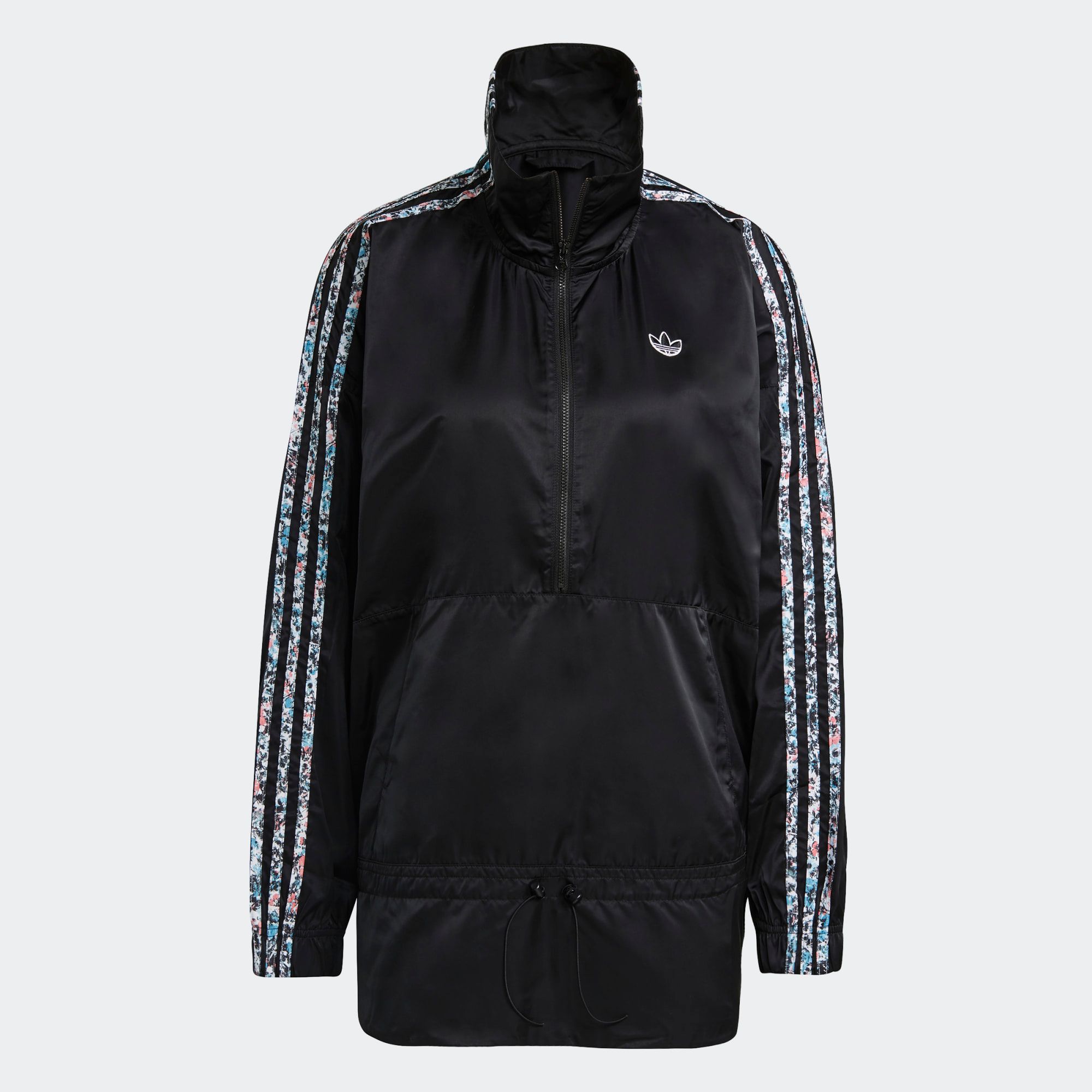  adidas Half-Zip Windbreaker - Black 