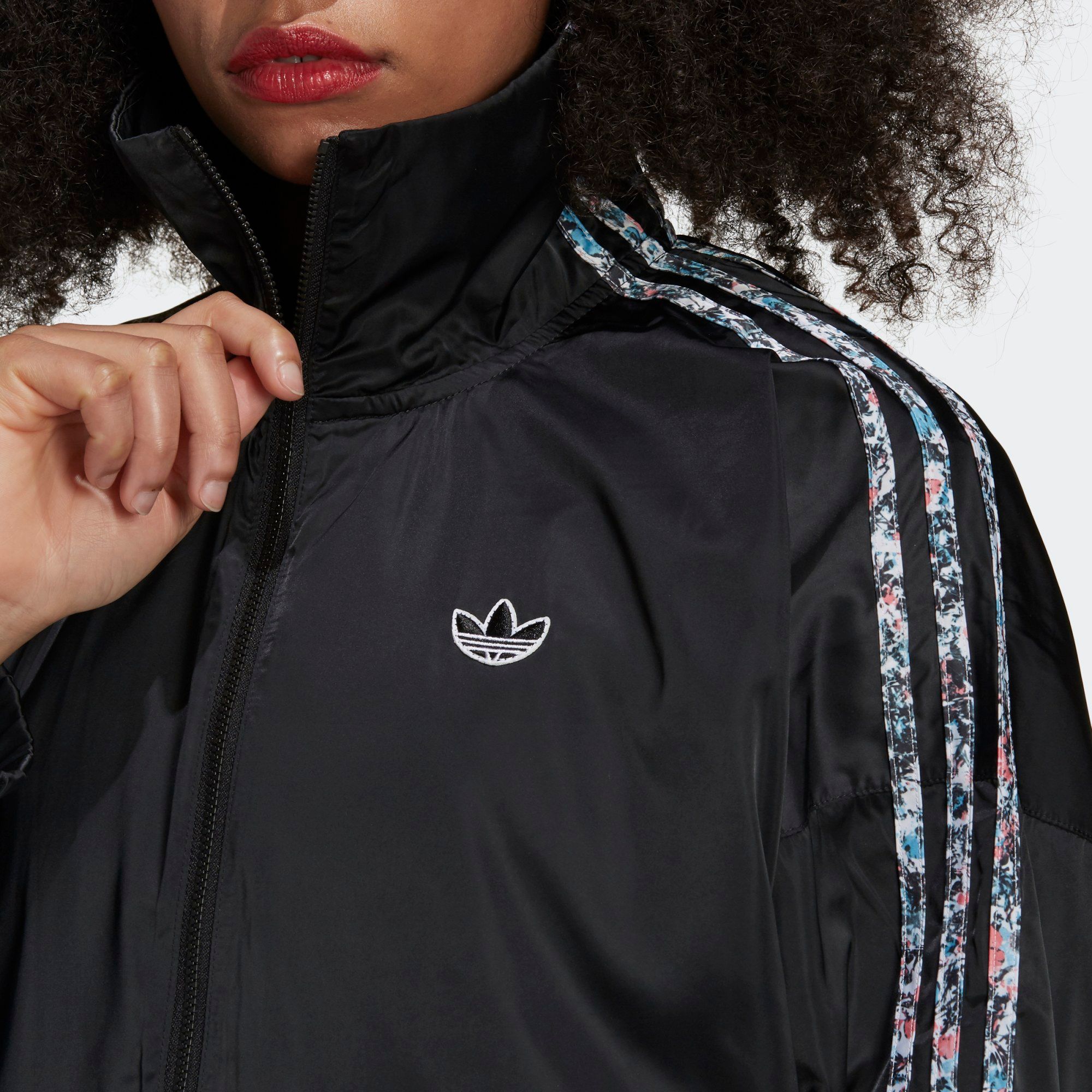  adidas Half-Zip Windbreaker - Black 