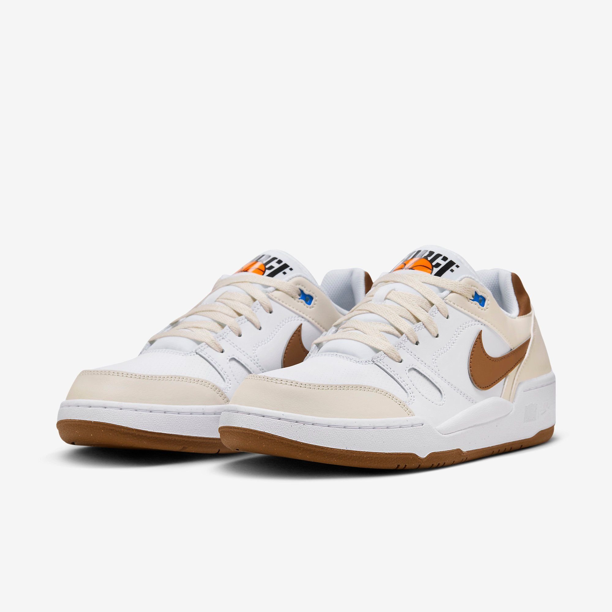  Nike Full Force Low - White / Brown 