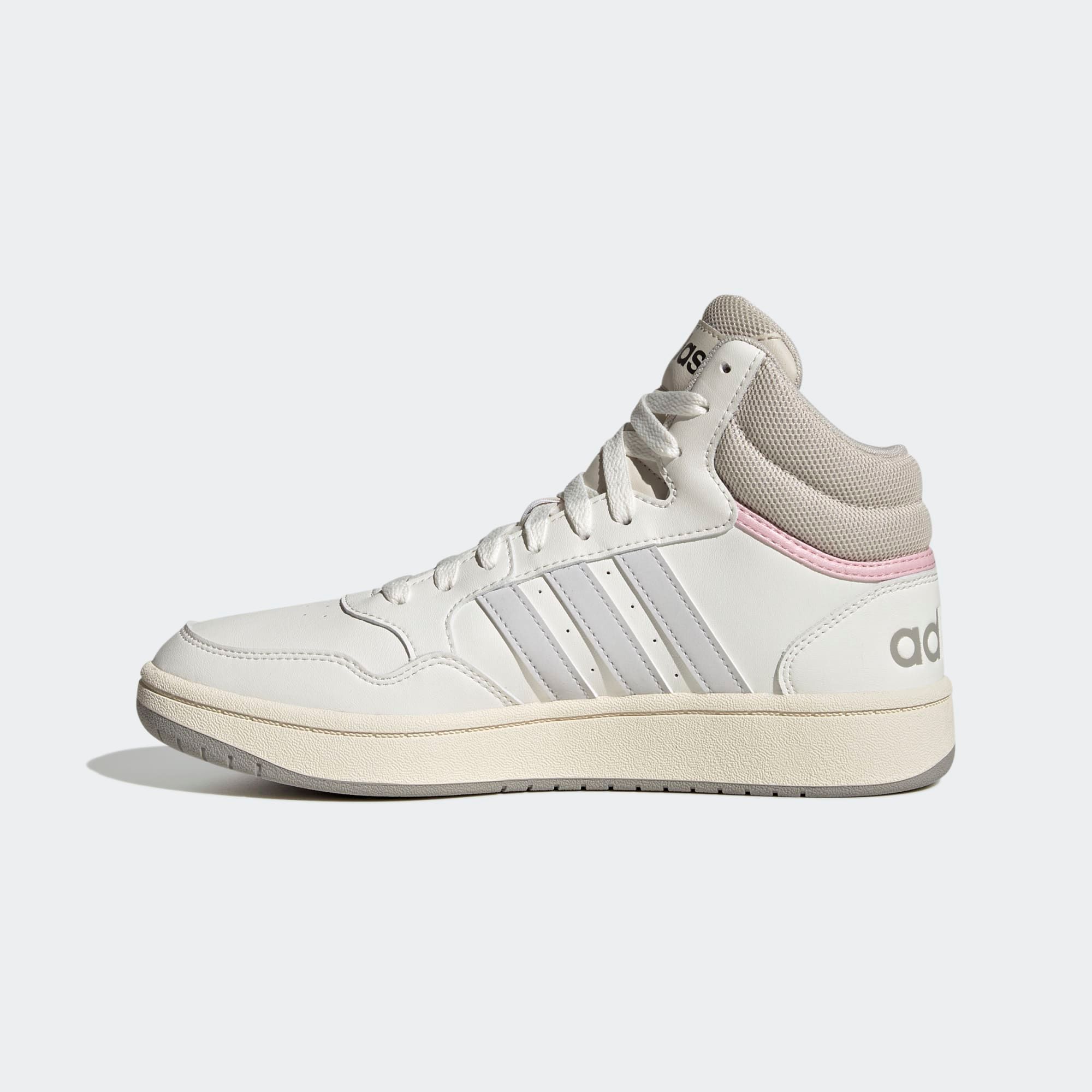  adidas Hoops 3.0 Mid Classic - Cloud White / Dash Grey 