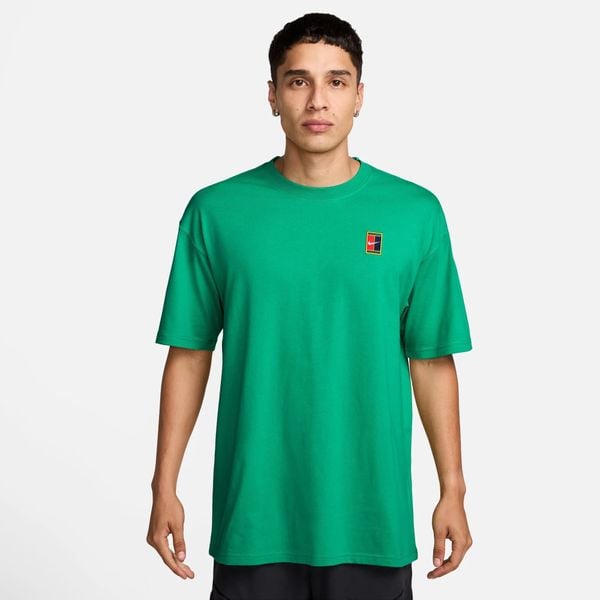  NikeCourt Max90 Tennis T-Shirt - Green 