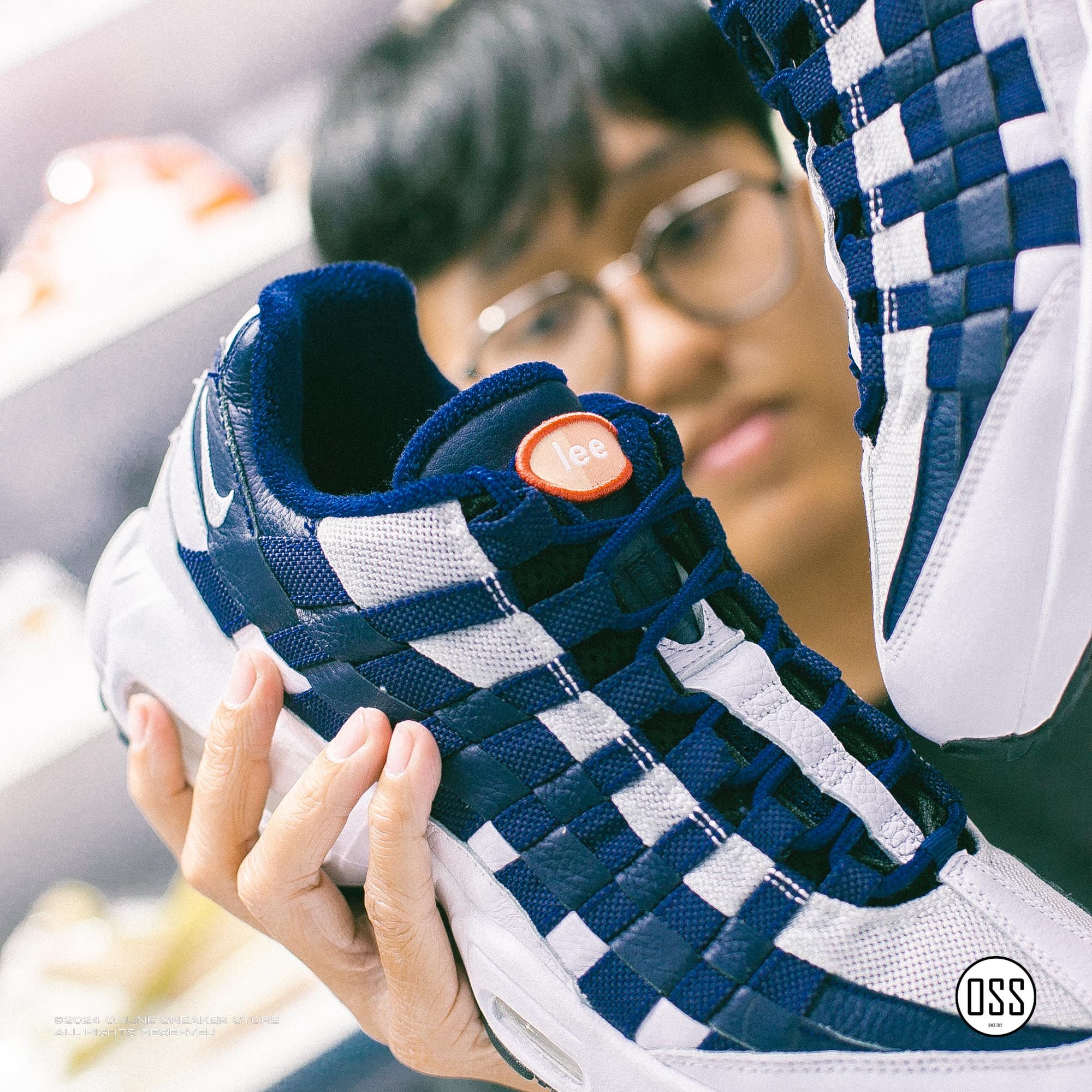  Nike Air Max 95 By You - White / Navy 