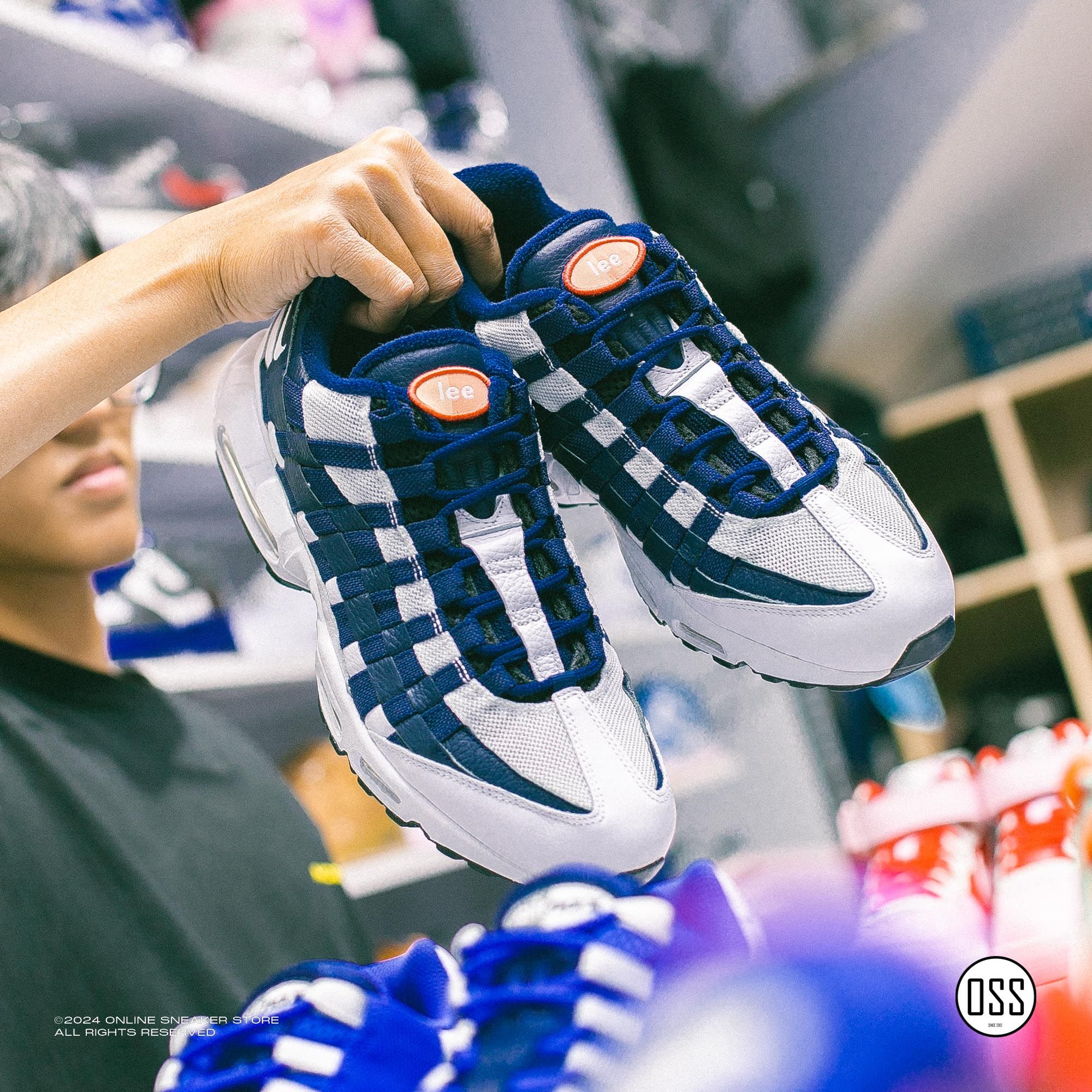  Nike Air Max 95 By You - White / Navy 