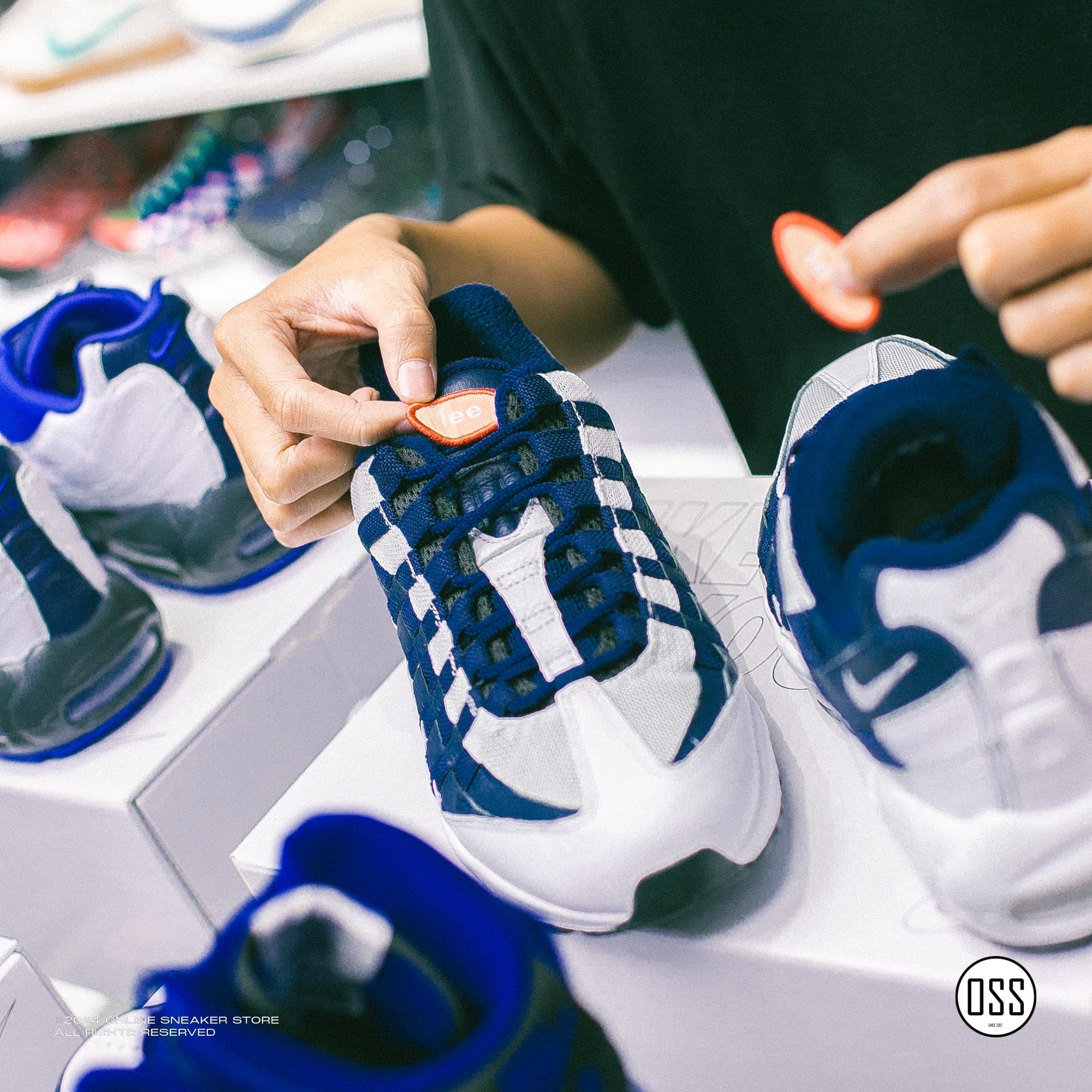Nike Air Max 95 By You - White / Navy – Online Sneaker Store