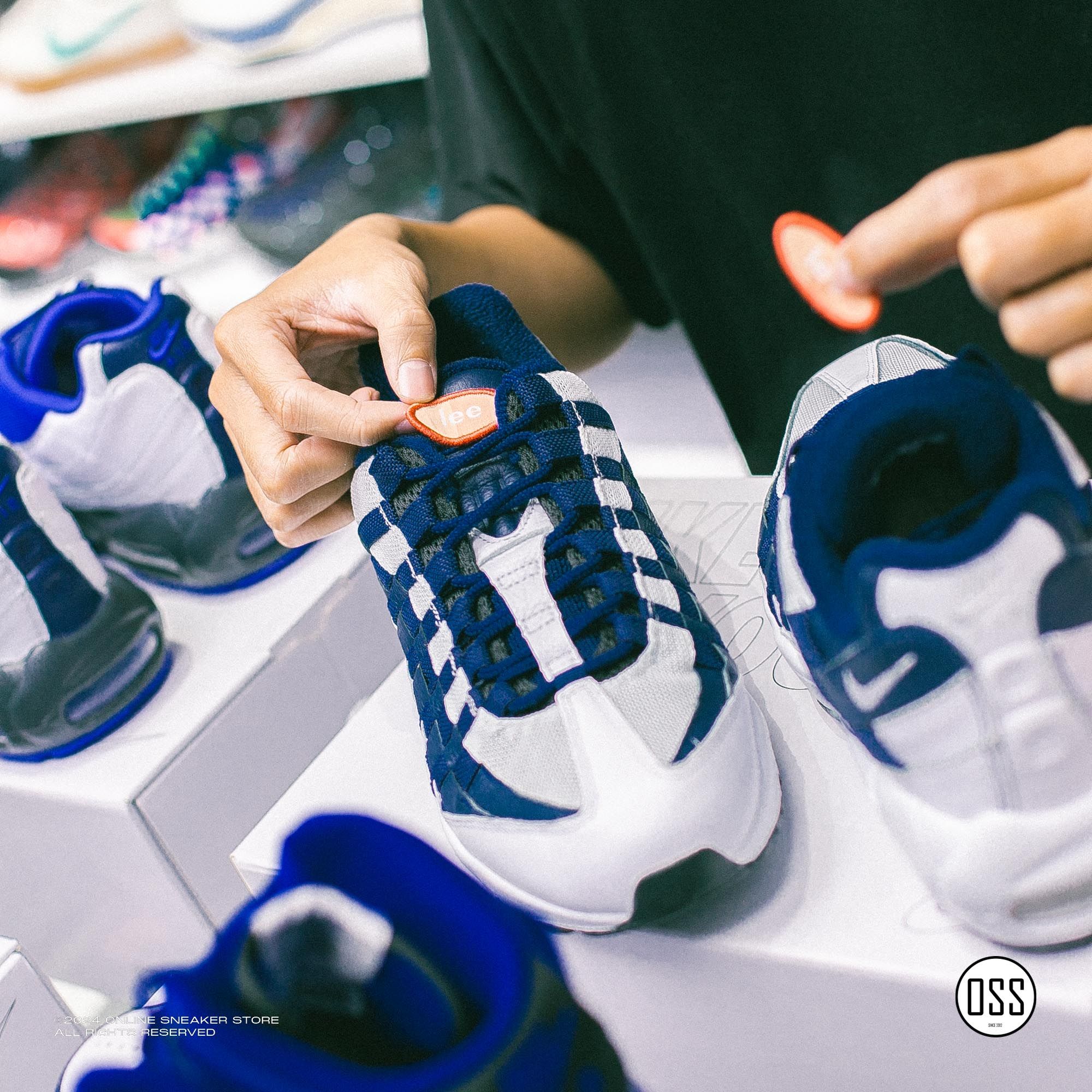  Nike Air Max 95 By You - White / Navy 