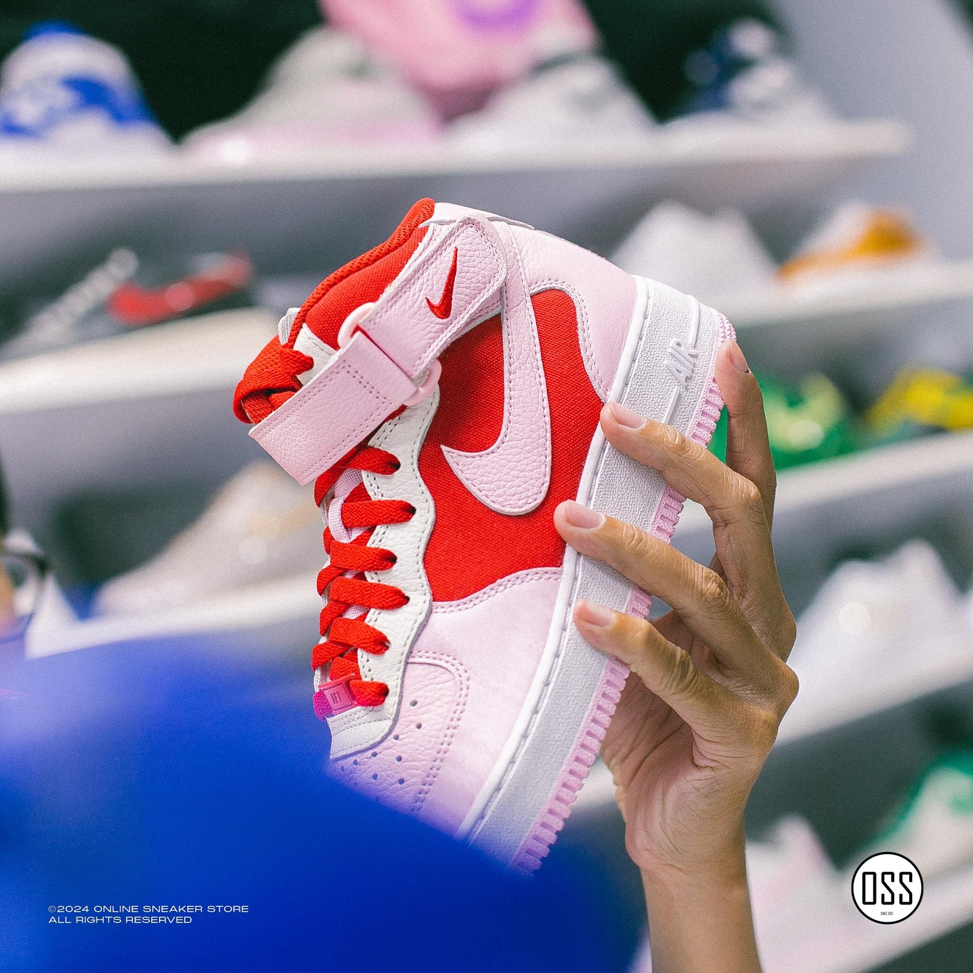  Nike Air Force 1 Mid By You - Valentine 