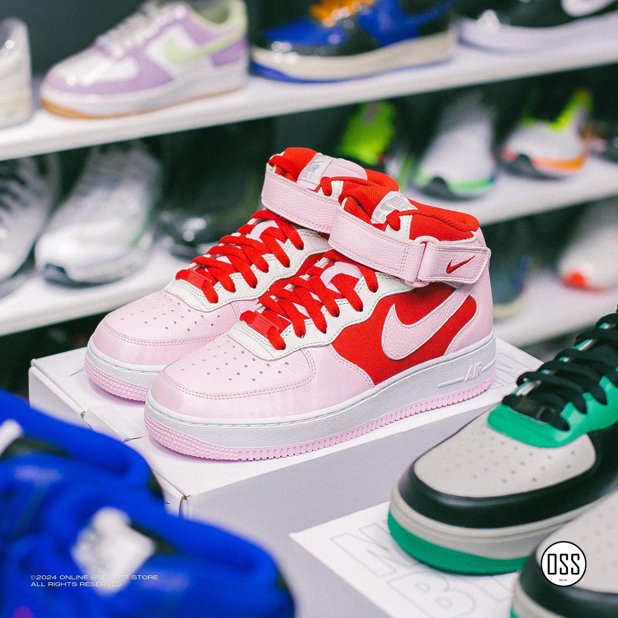  Nike Air Force 1 Mid By You - Valentine 