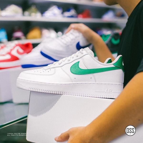  Nike Air Force 1 Low By You - White / Green 