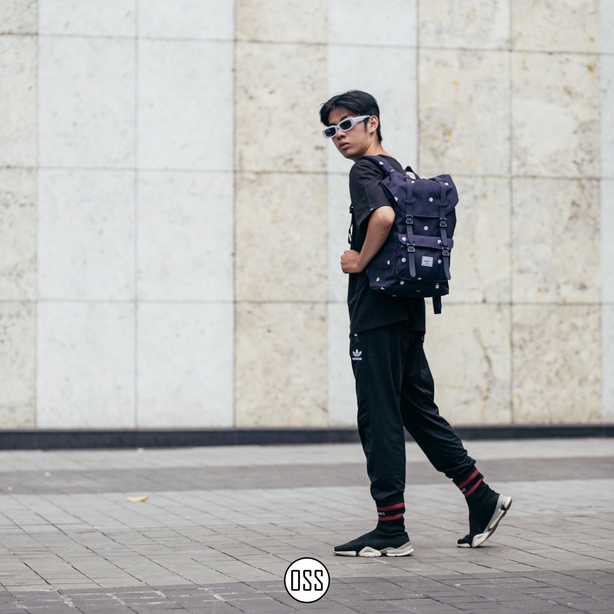 Herschel little america polka cheap dot
