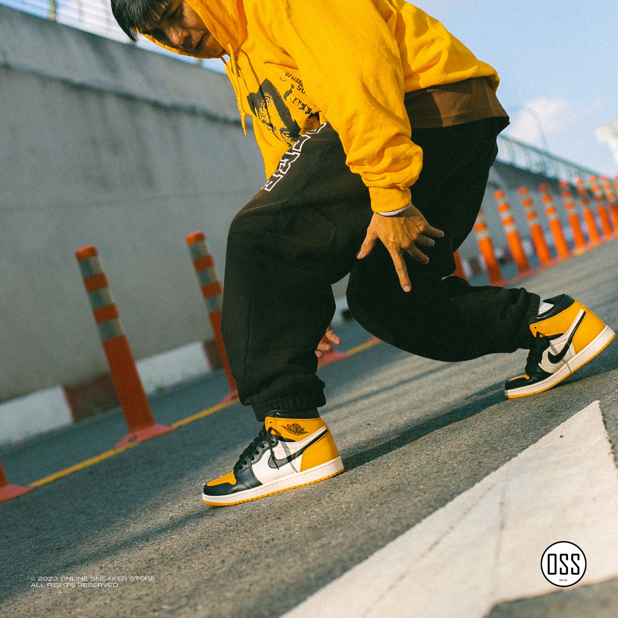  Air Jordan 1 High Retro OG - Taxi 