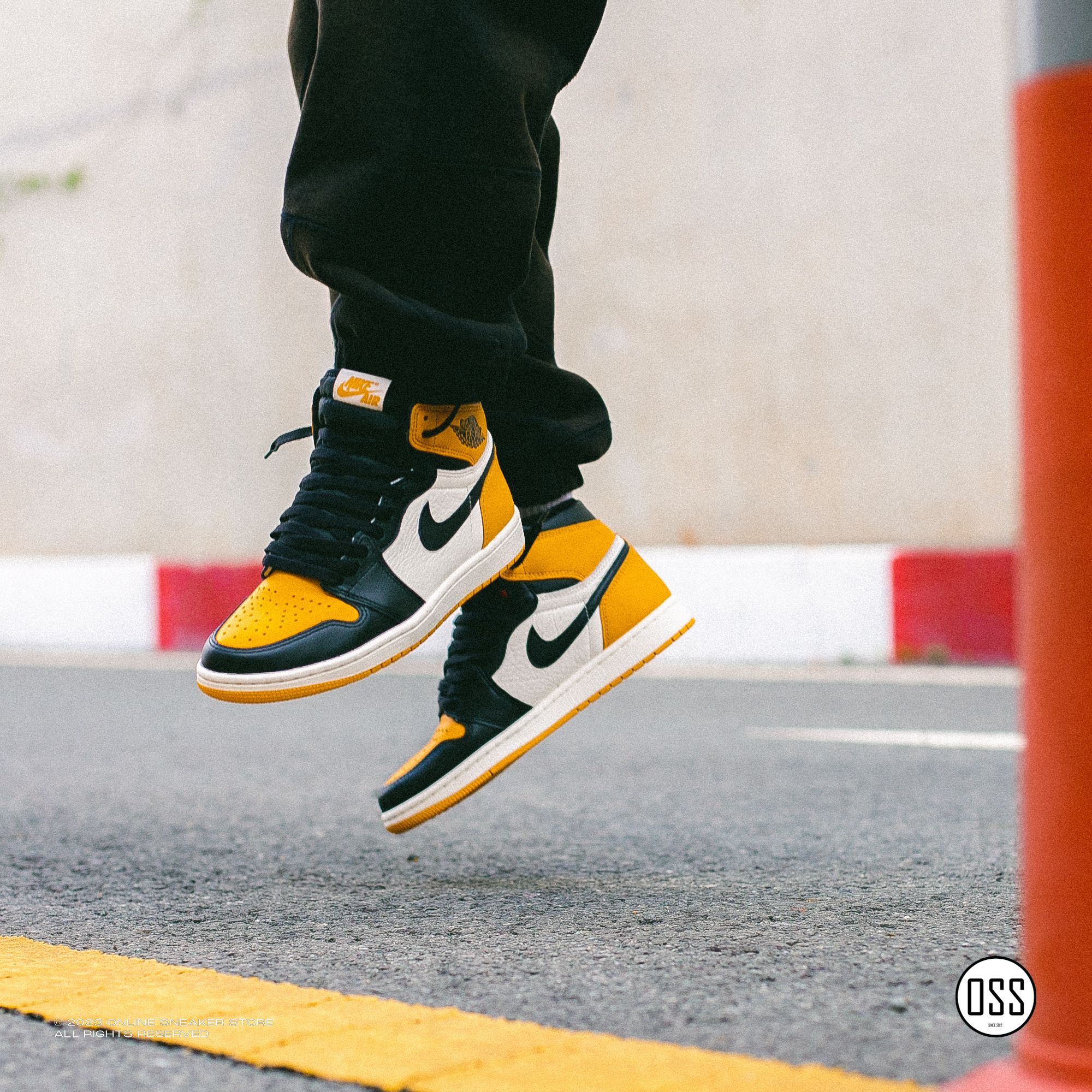  Air Jordan 1 High Retro OG - Taxi 