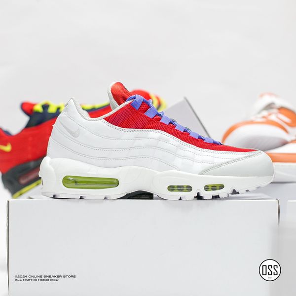  Nike Air Max 95 By You - White / Red 