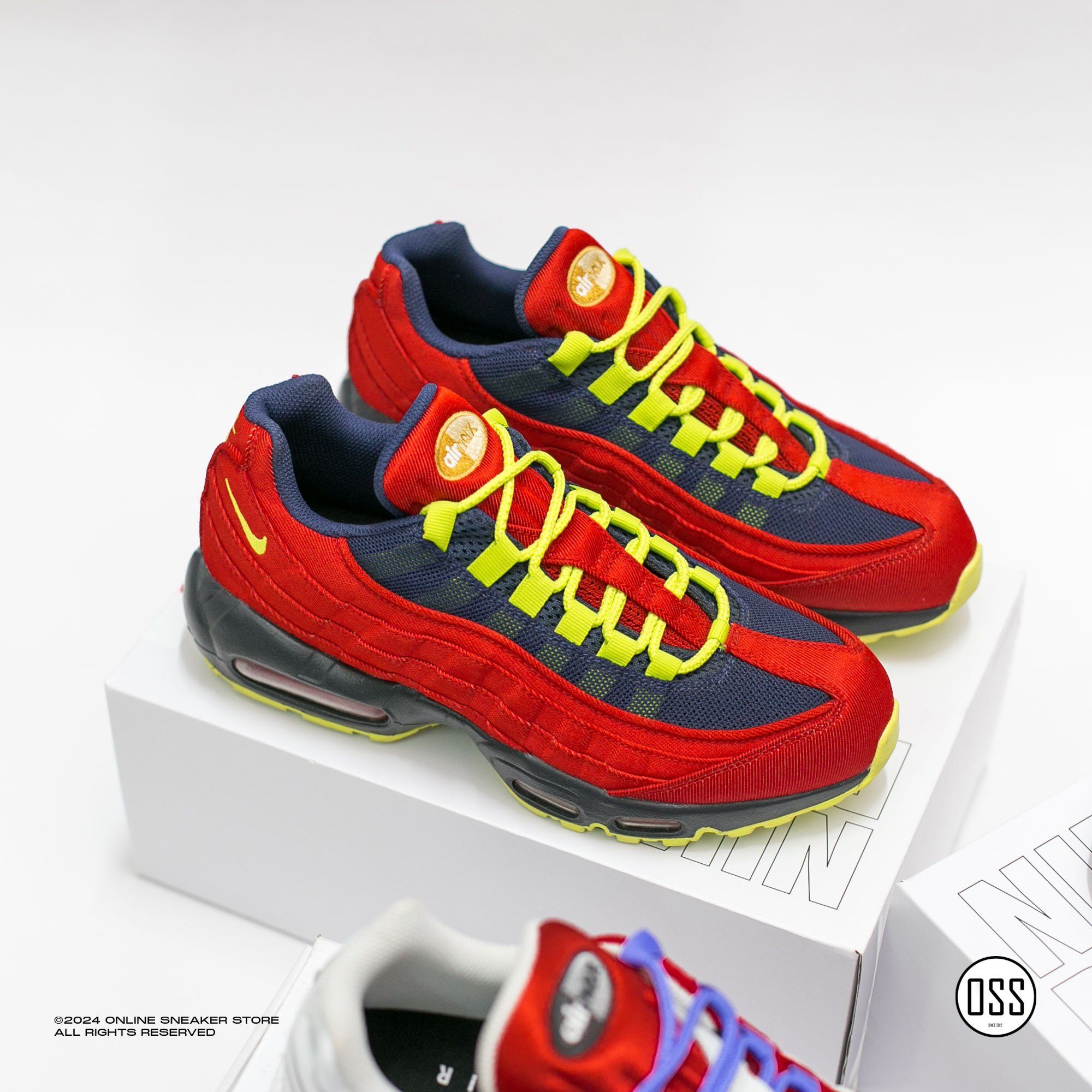 Nike Air Max 95 By You Red Navy Void Online Sneaker Store