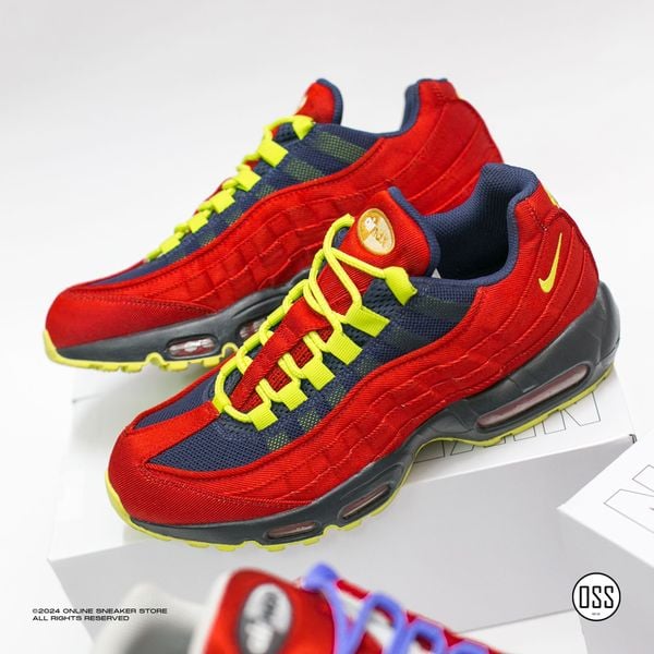  Nike Air Max 95 By You - Red / Navy / Void 