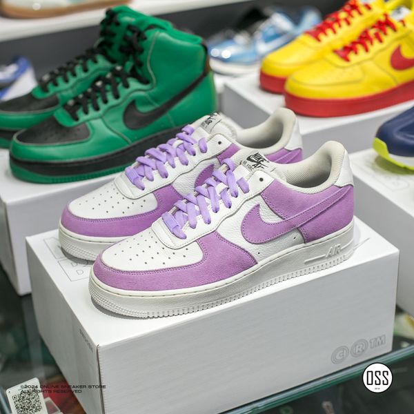  Nike Air Force 1 Low By You - White / Purple 